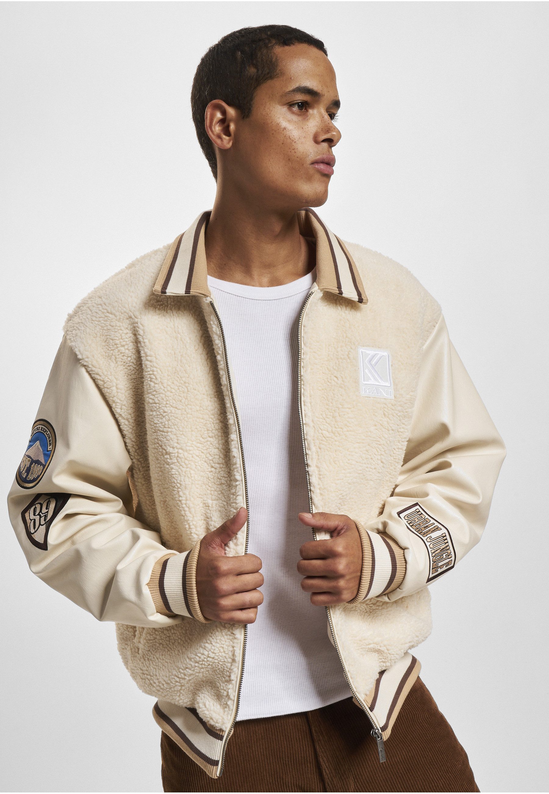 Karl Kani Collegejacke Karl Kani Herren KM234-009-1 KK OG Teddy College Jacket (1-St)