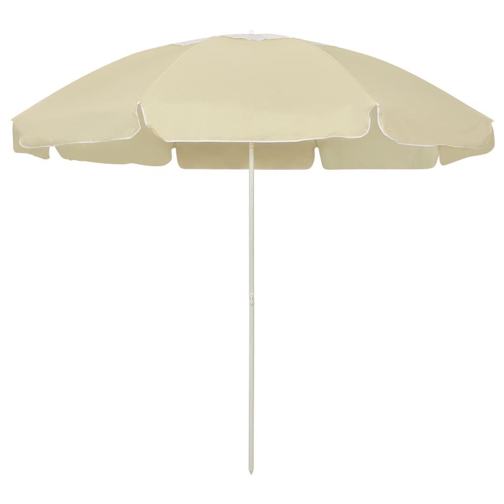 furnicato Sonnenschirm Strandschirm Sandgelb 240 cm günstig online kaufen