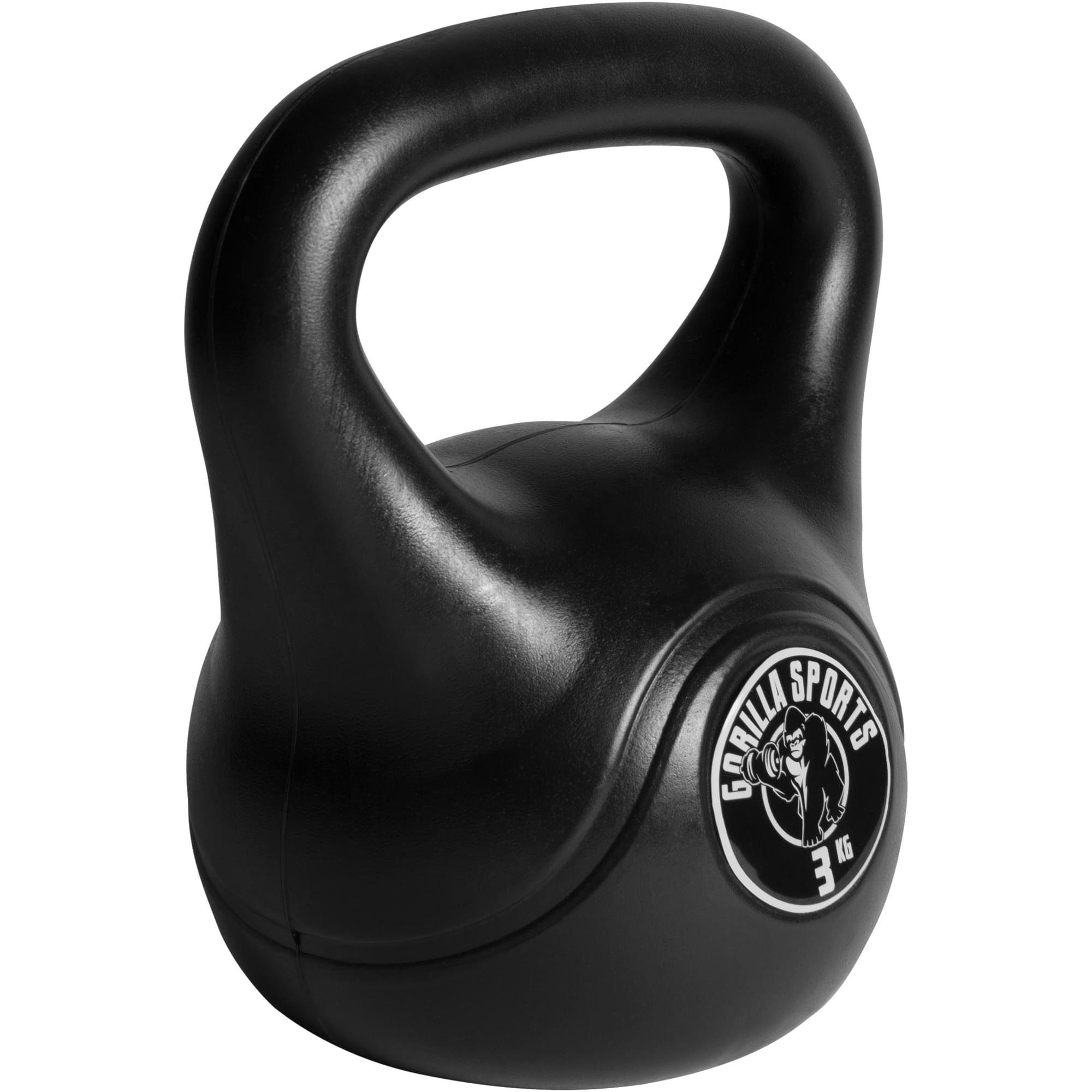 GORILLA SPORTS Kettlebell Kettlebell aus Kunststoff 2-20 KG