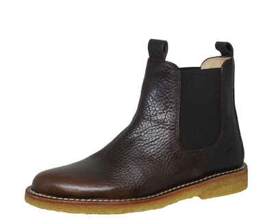 Angulus »Angulus Chelsea Boots Stiefel 7202 schmal Leder Schuhe braun« Schnürstiefelette