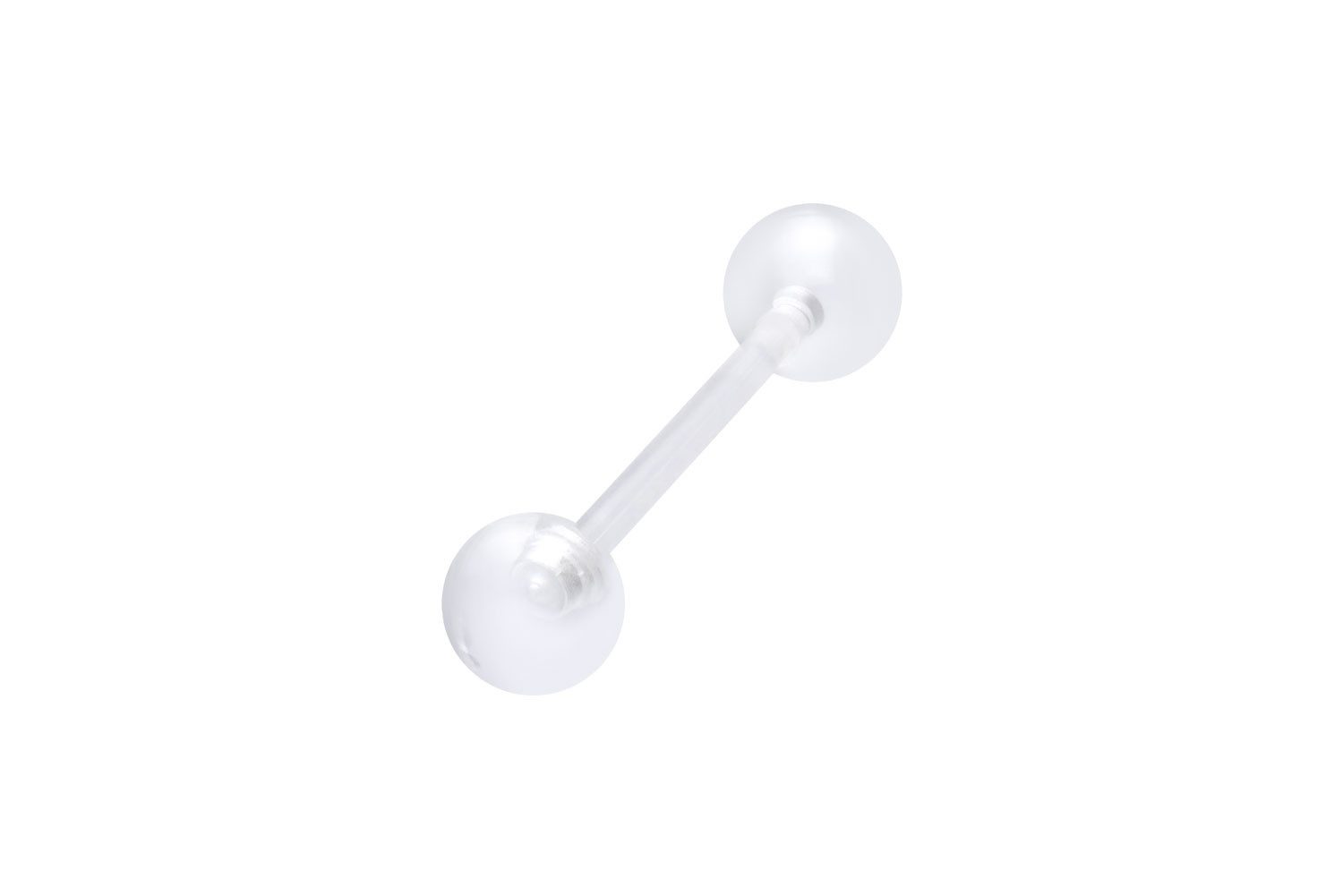 PIERCINGLINE Brustwarzenpiercing Acryl Barbell flexibel UNIFARBEN (Barbells, 1-tlg)