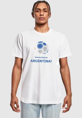 Merchcode T-Shirt Merchcode Herren Vamos,Vamos Argentina T-Shirt Round Neck (1-tlg)