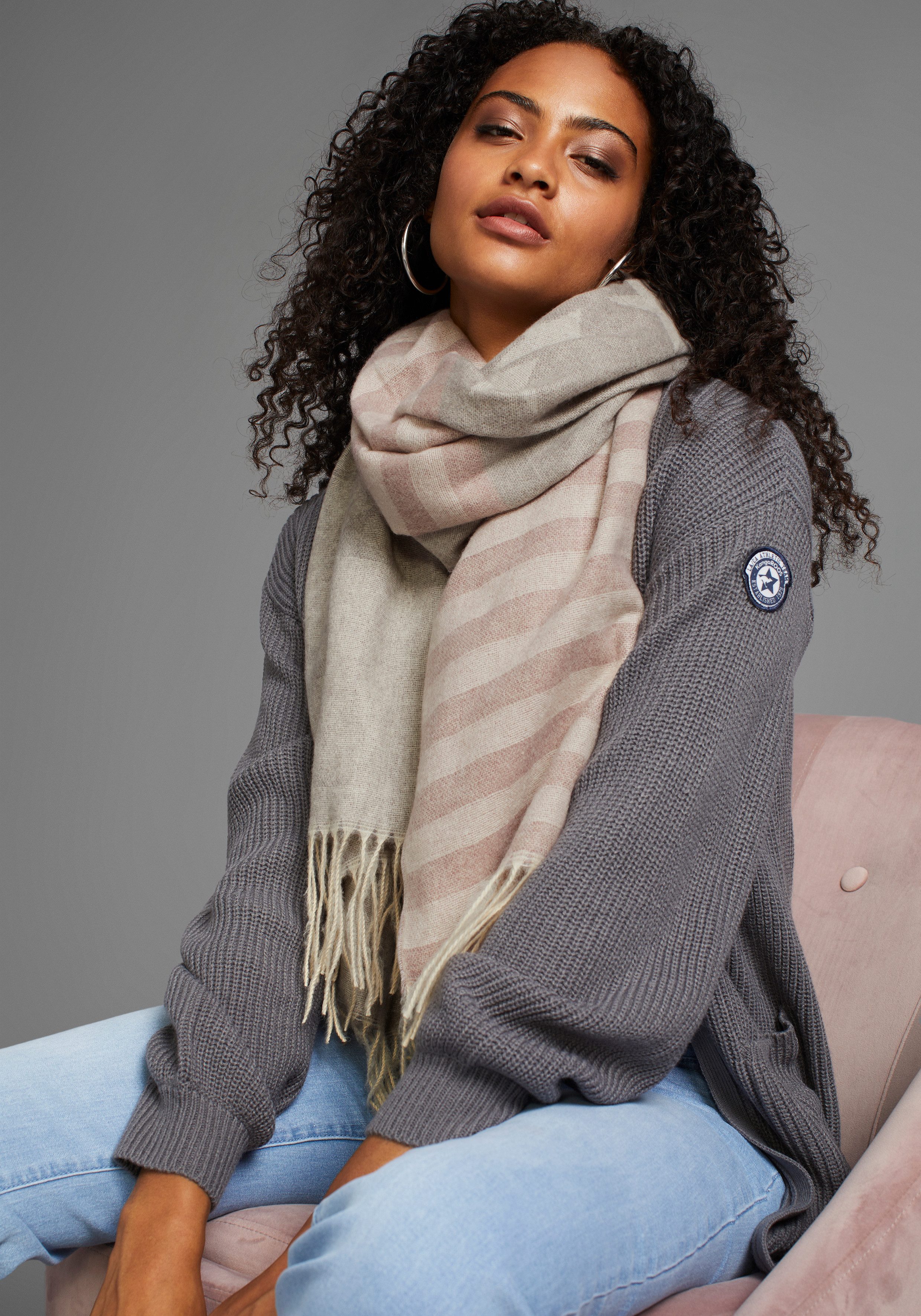 Arizona Schal, im coolen College-Look - günstig online kaufen