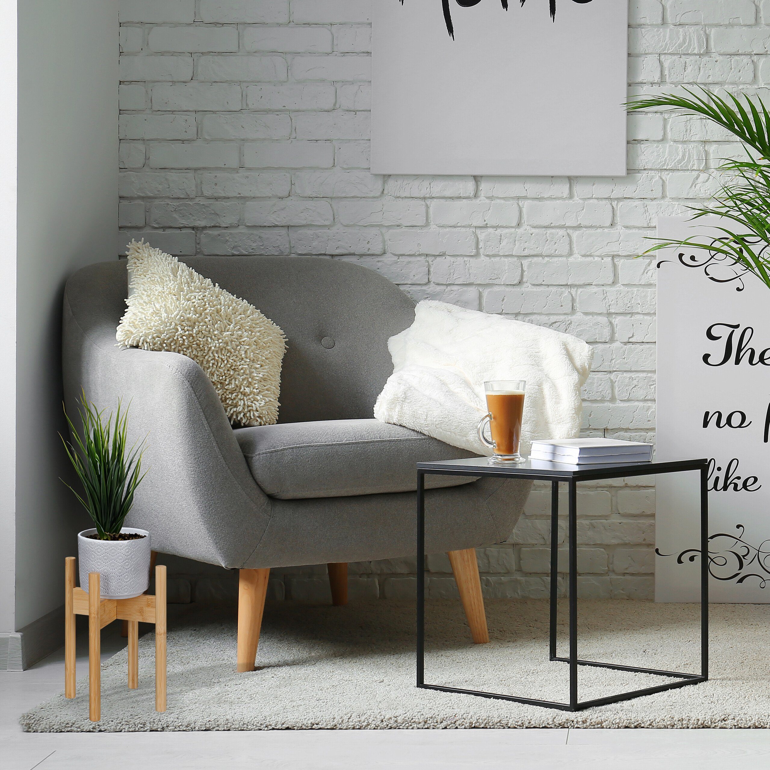 relaxdays Blumenständer Pflanzenständer im 3er Set (3er Set, 3 St), XL – Bild 3 von 5