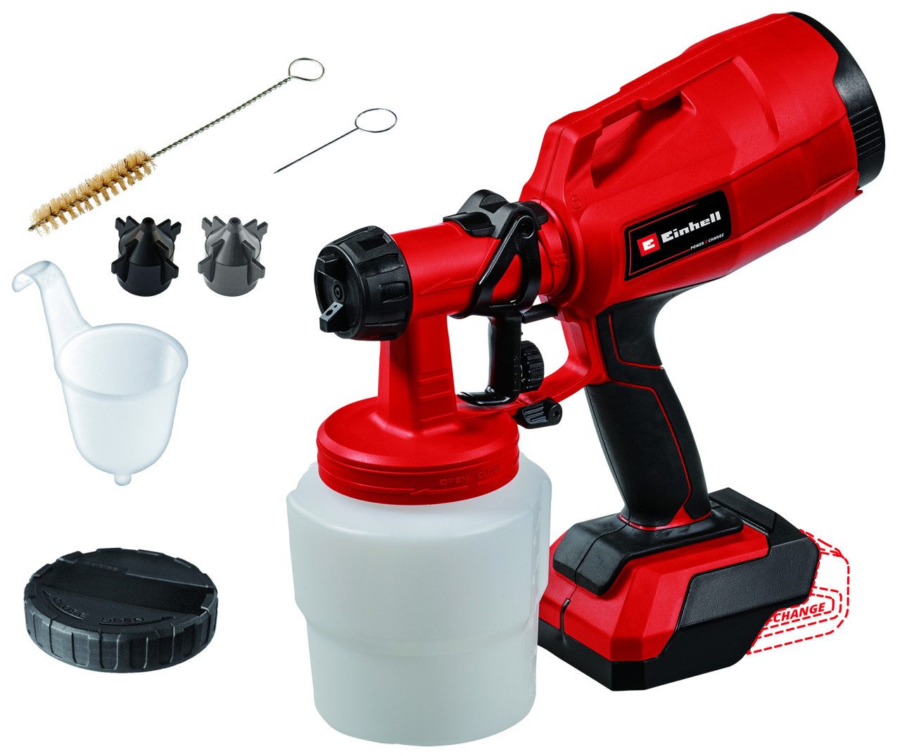 Einhell Farbsprühgerät Einhell Akku-Farbsprühsystem TC-SY 18/60 günstig online kaufen