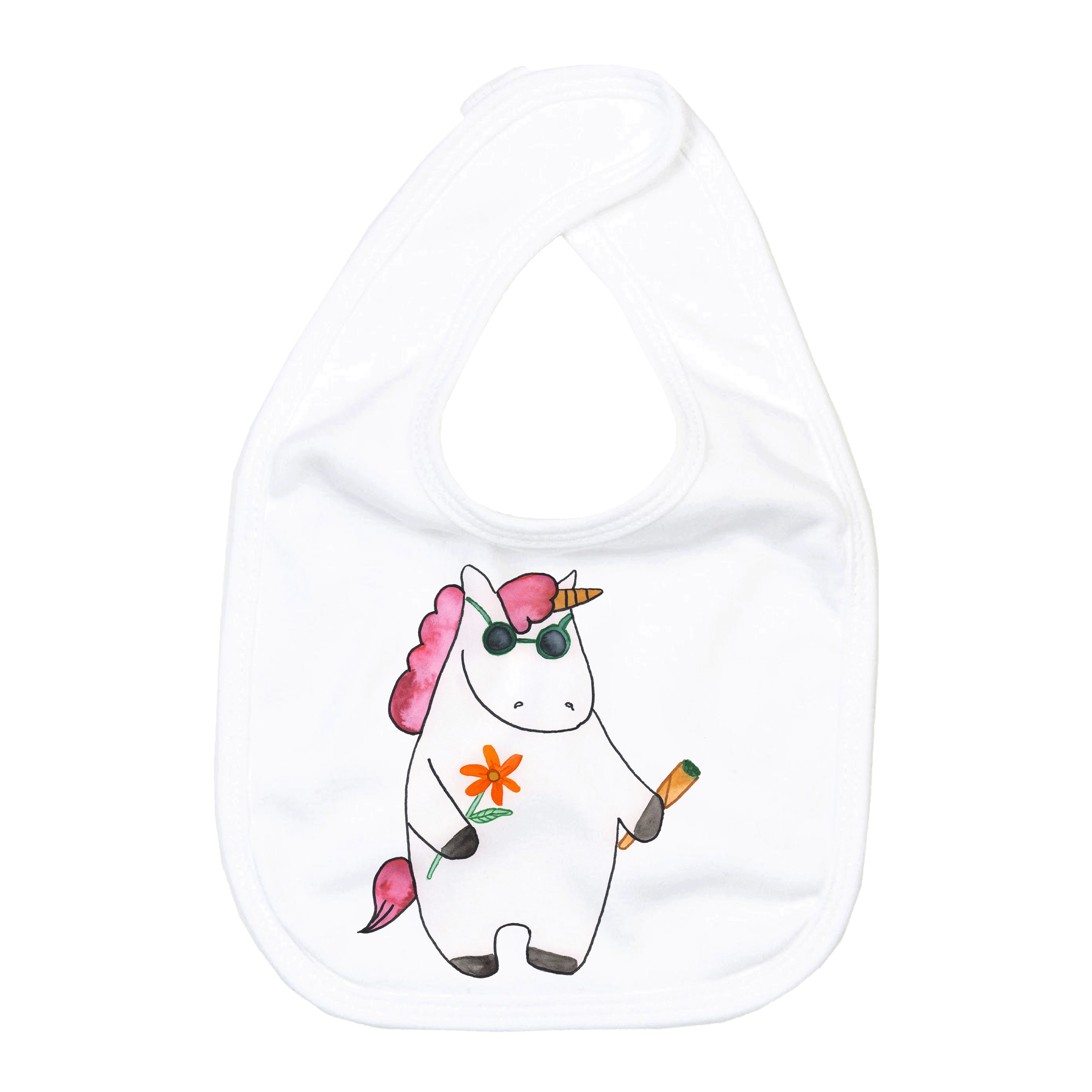 Tragetuch Einhorn Woodstock - Weiß - Geschenk, Babygeschenk, Unicorn, Einhörner