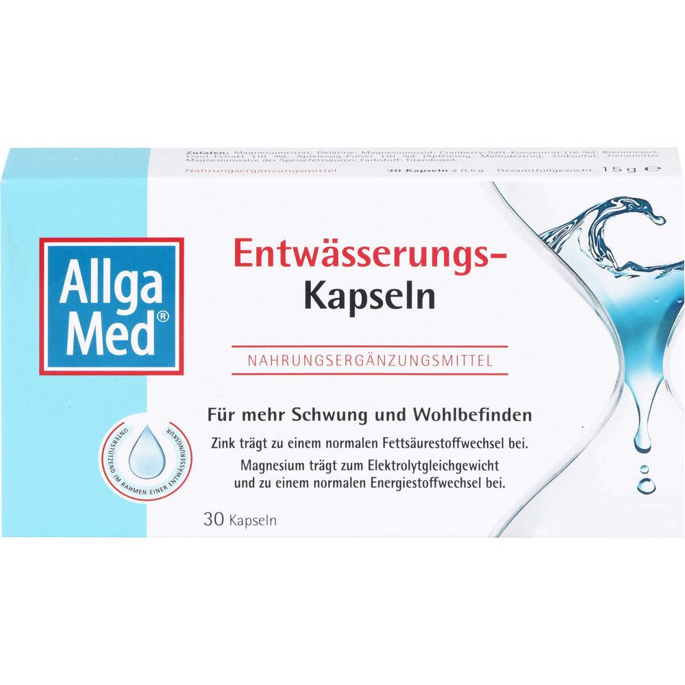 AllgeMed Entwässerungs-Kapsel Kapseln