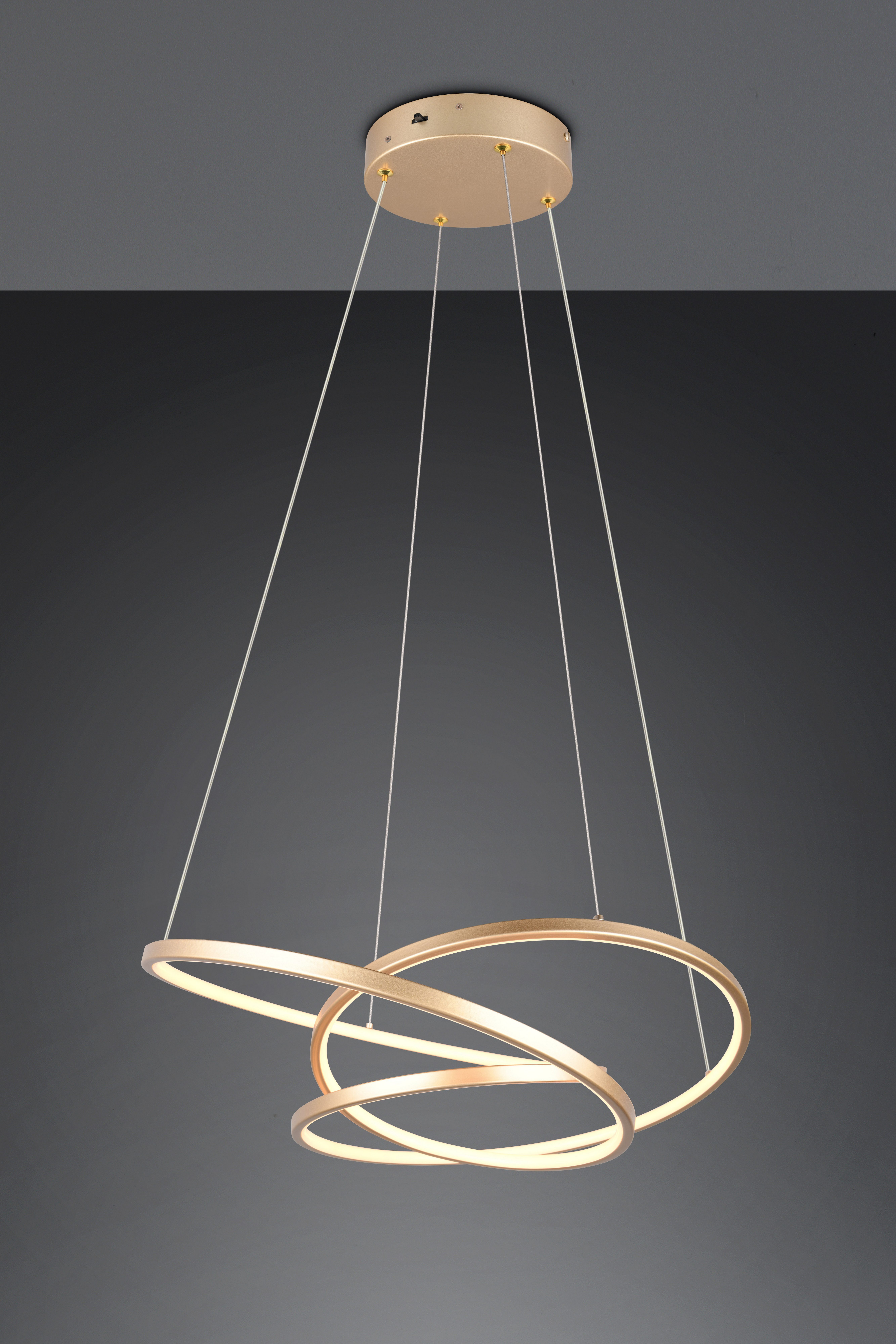 TRIO Leuchten LED Pendelleuchte DARVIN, LED Hängelampe 34W 4500 Lumen, dimm günstig online kaufen