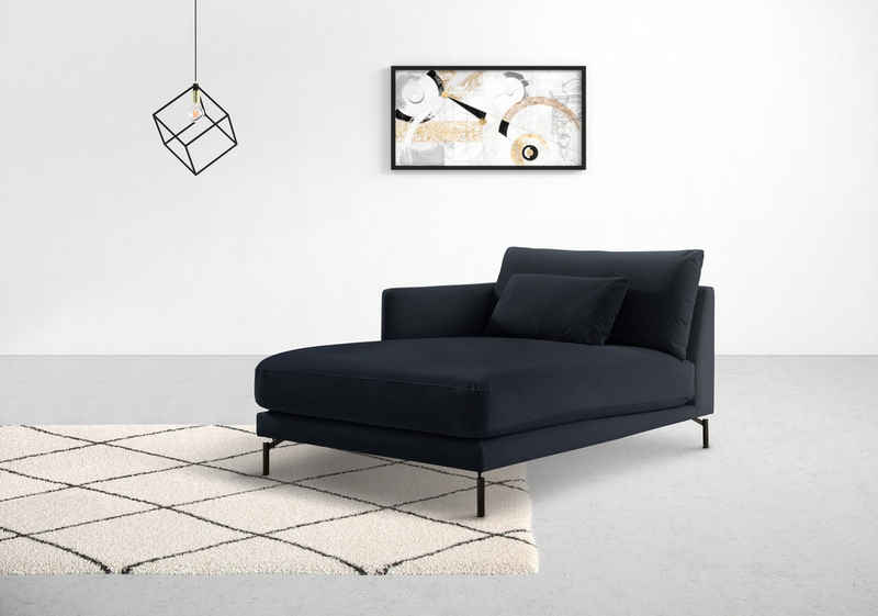 INOSIGN Chaiselongue Tarek 157/110 cm, Sofa, mit losen Rückenkissen