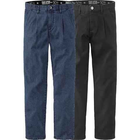 Franco Bettoni Regular-fit-Jeans (Packung, 2er-Pack) innovativer Hosenbund mit Extra-Stretch