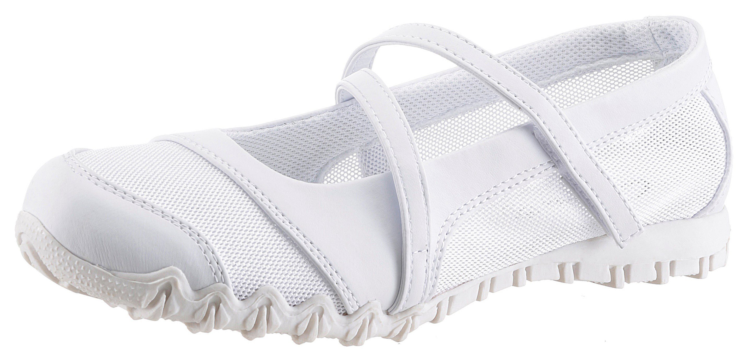 CITY WALK Ballerina Spangenschuh, Slipper, Slip-On Sneaker in sportiver Optik