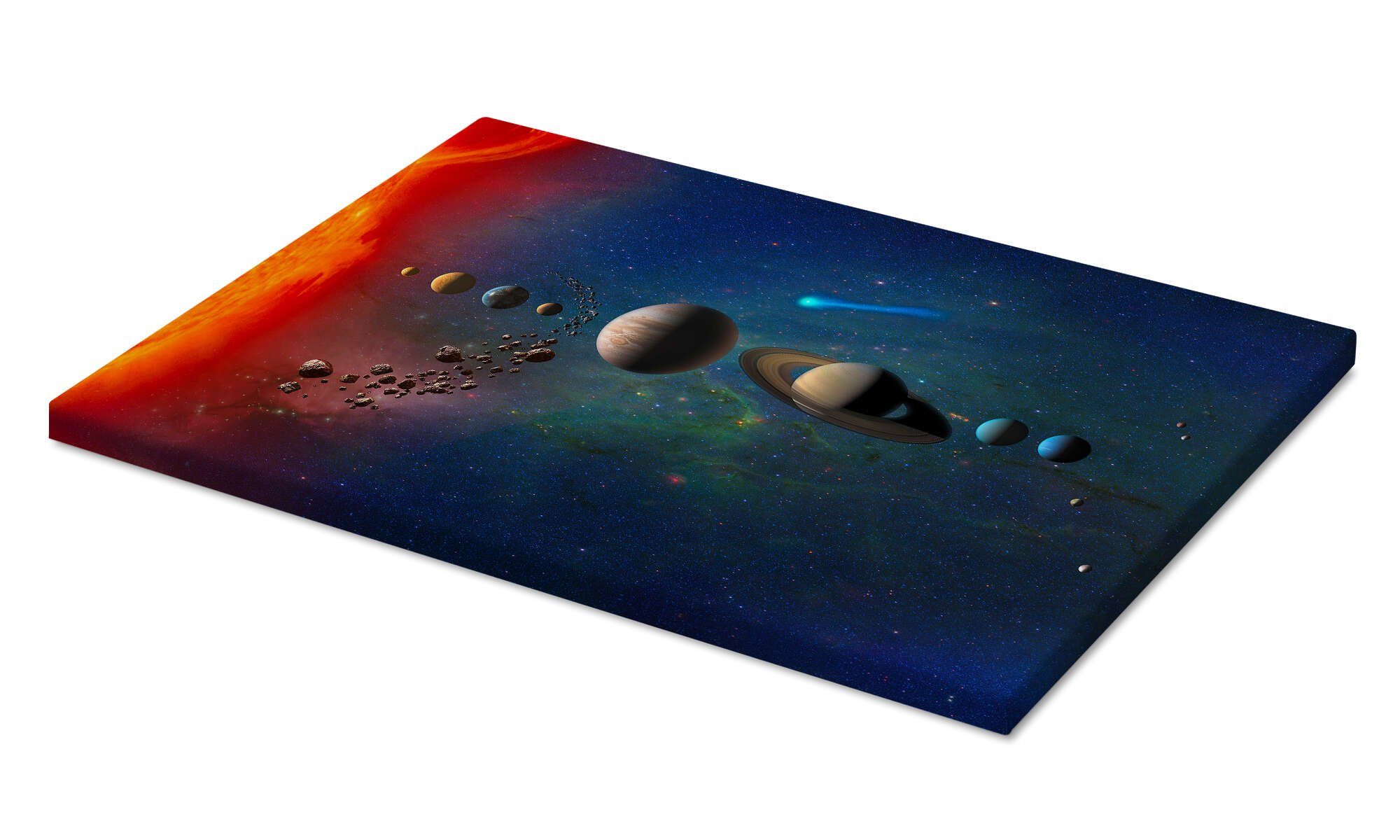 Posterlounge Wandbild Sonnensystem, NASA, erhältlich als Poster, Leinwandbild, Wandsticker oder Acrylglasbild