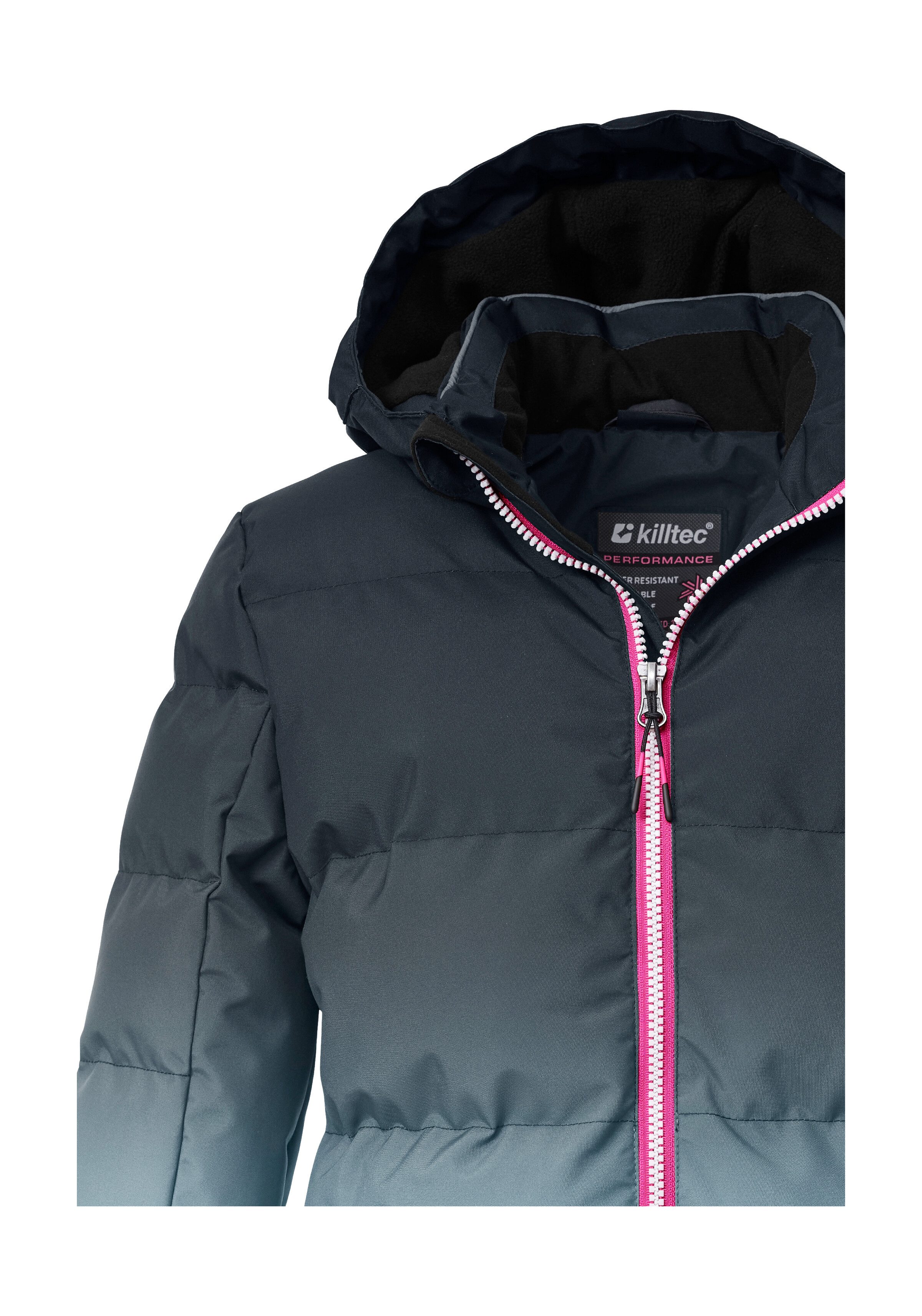Killtec Skijacke KSW 330 GRLS SKI QLTD JCKT Wasserabweisende Winterjacke, atmungsaktiv, verstellbare Kapuze