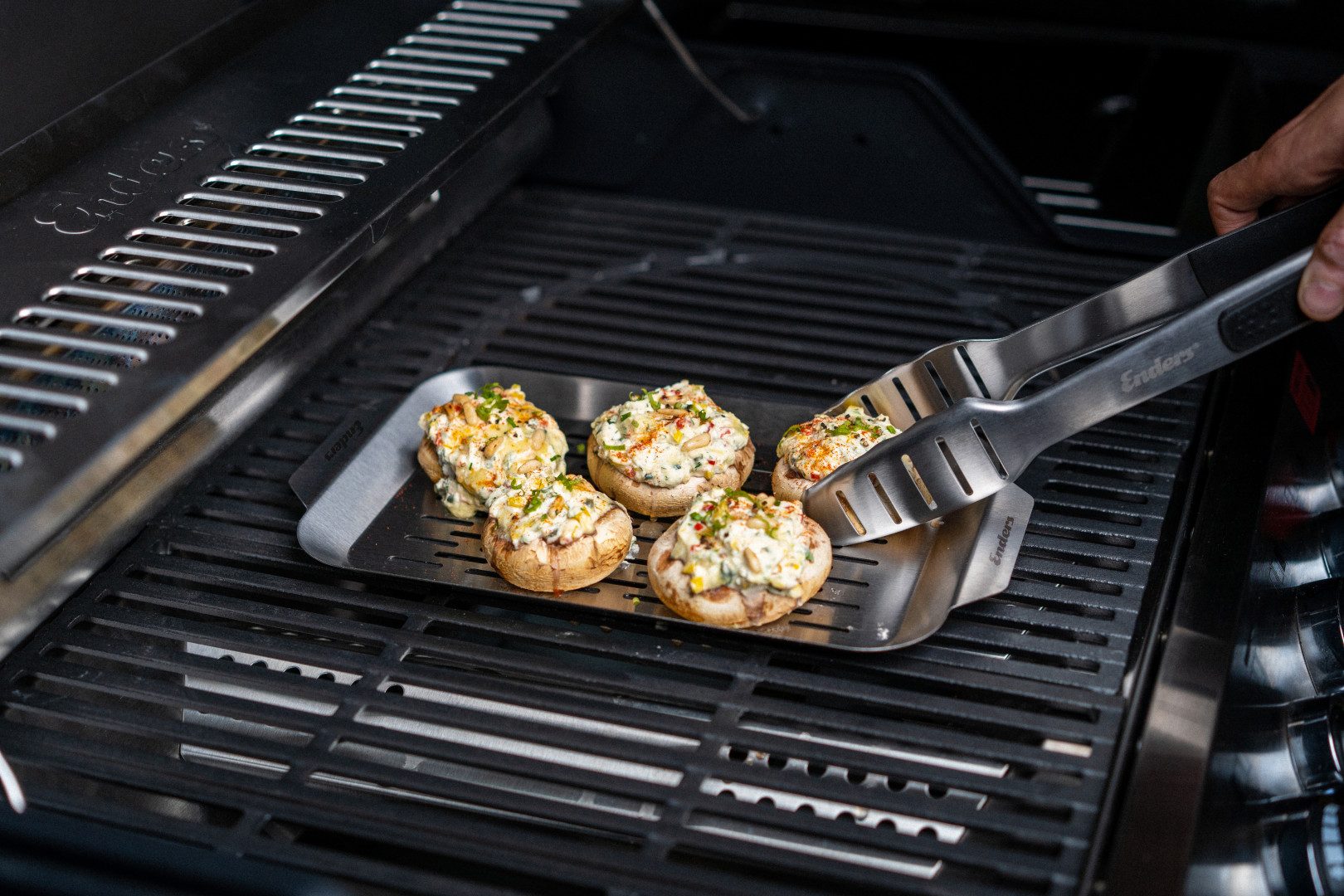 Enders® Grillschale Grillschale 19 x 32 x 1,5 cm Edelstahl