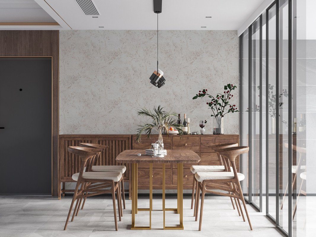 living walls Vliestapete Stories of Life Blumen-Muster Vliestapete Grau Beige, leicht strukturiert, floral, Wald, botanisch, (1 St), Florale Tapete für Wohnzimmer und Küche Tapeten Wohnzimmer modern Flur
