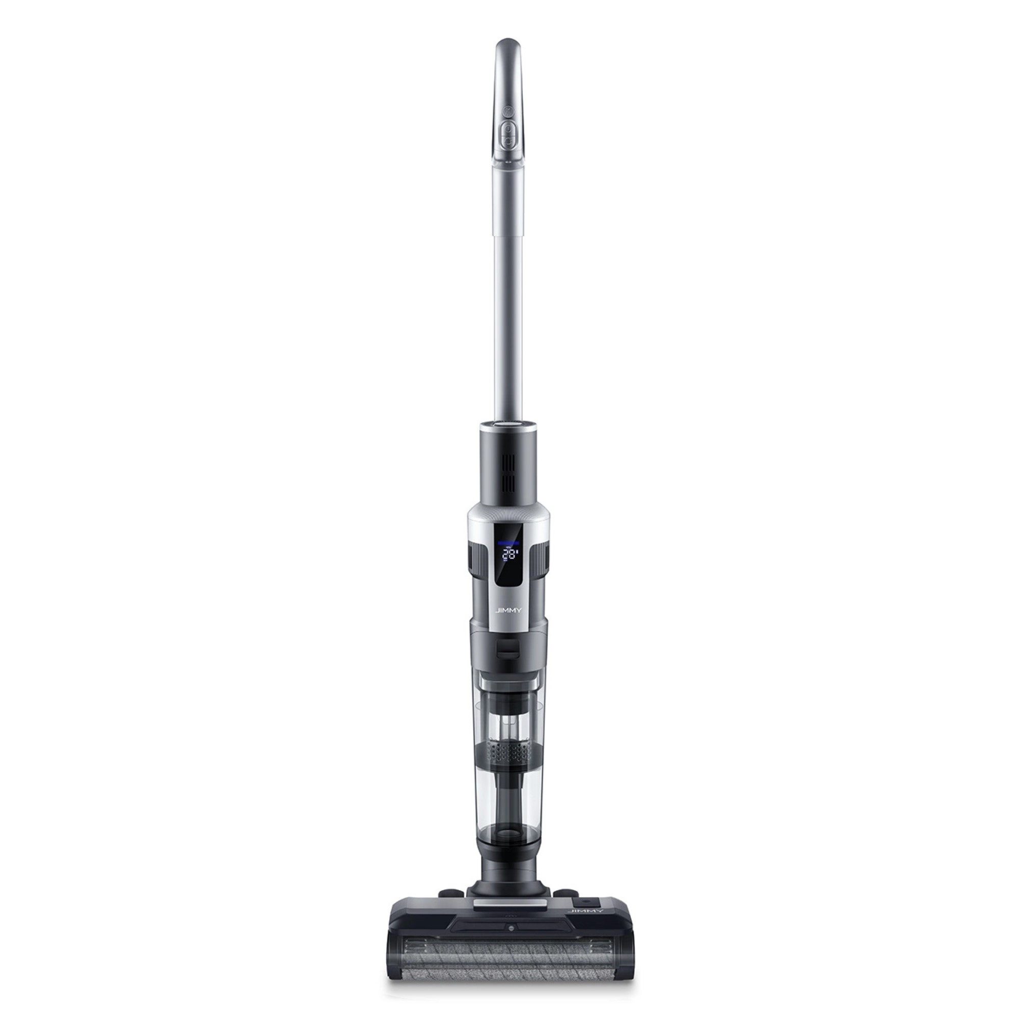 Jimmy Akku-Hand-und Stielstaubsauger mit Wisch- & Schrubbfunktion 15000 Pa mit LED-Display und HEPA-Filter