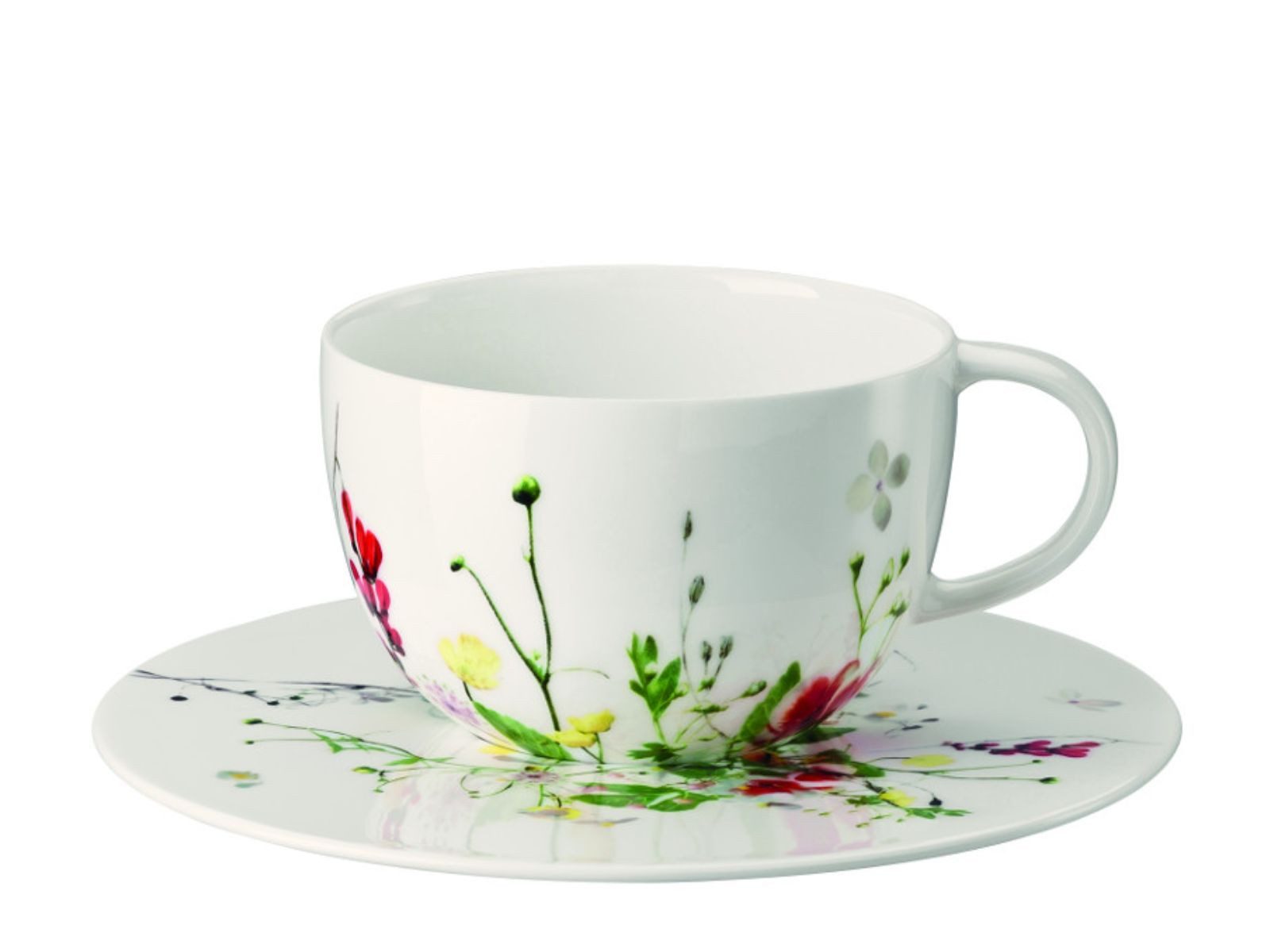Rosenthal Tasse Brillance Fleurs Sauvages Kombitasse 2tlg., Porzellan