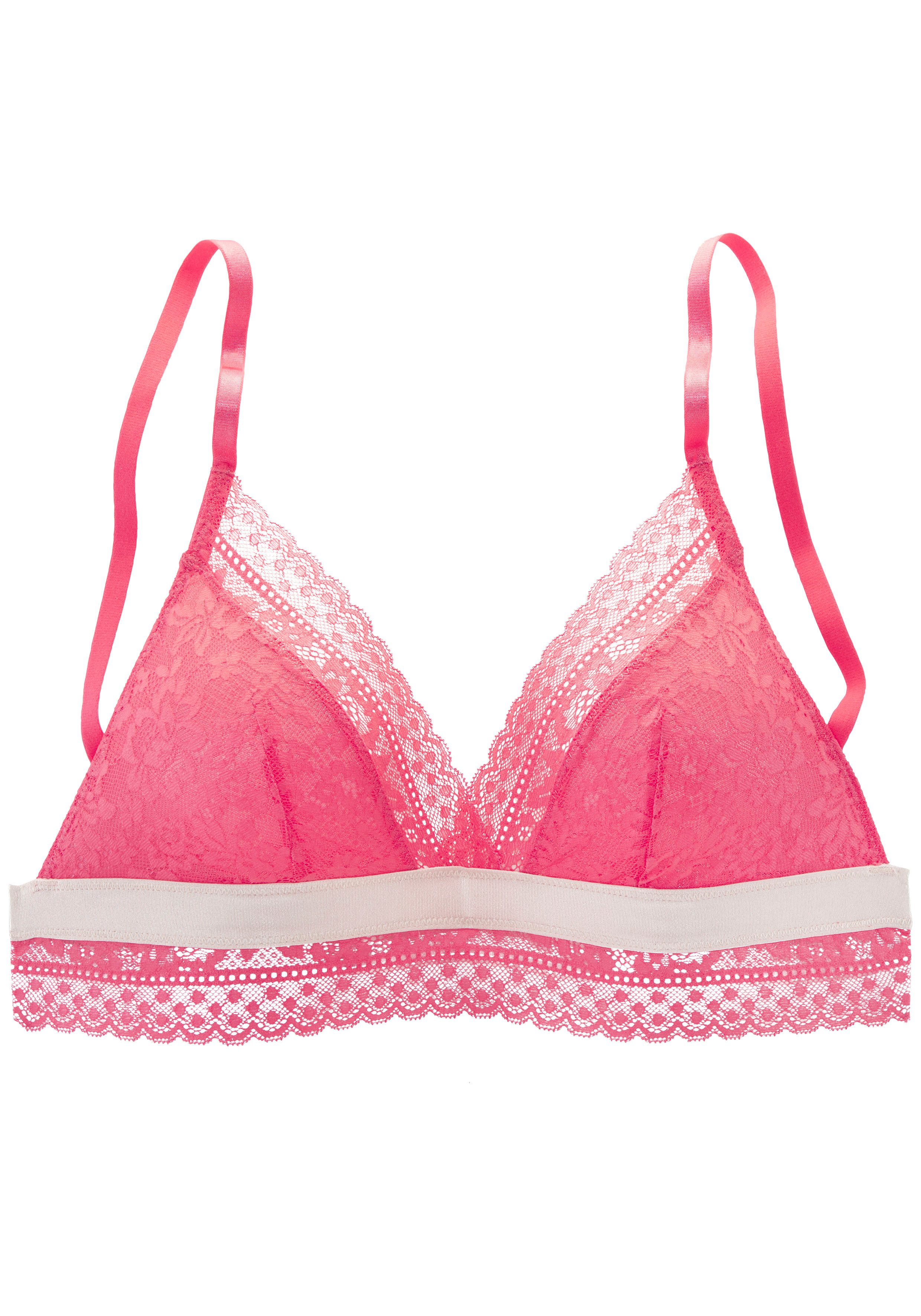 Vivance Bralette-BH Viola ohne Bügel in angesagter Triangle-Schnittform, Dessous