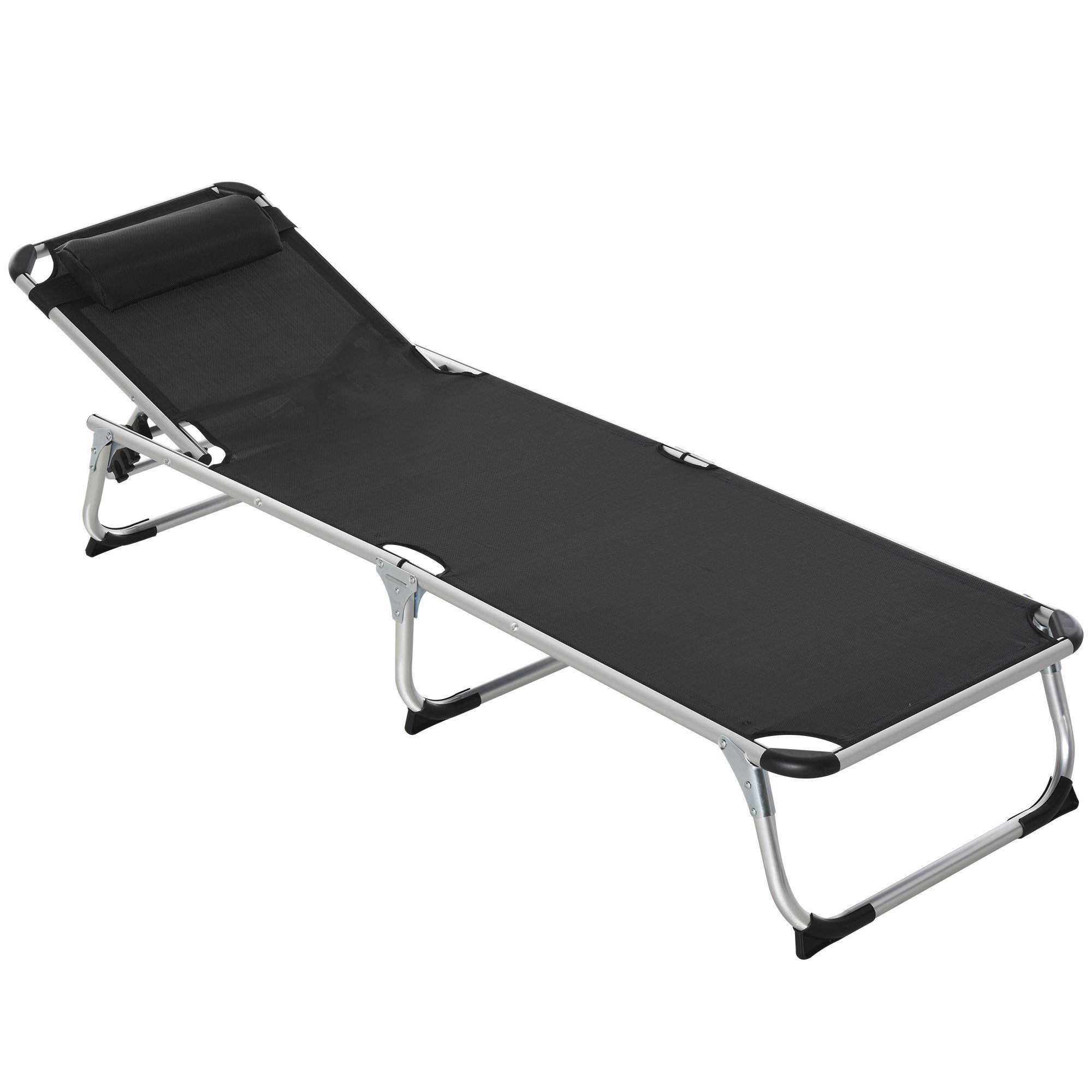 Outsunny Gartenliege Gartenliege 5-stufig verstellbar günstig online kaufen