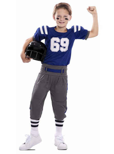 Metamorph Kostüm Footballspieler, Zweiteiliges Football-Outfit für den NFL-Nachwuchs