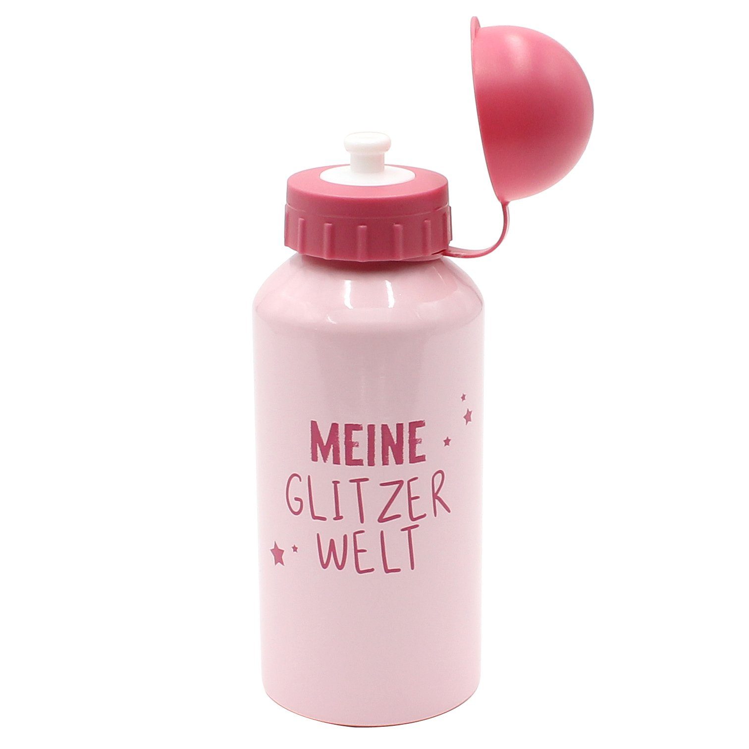 Dekohelden24 Trinkflasche Kinder Trinkflasche, Edelstahl, Füllmenge 400 ml