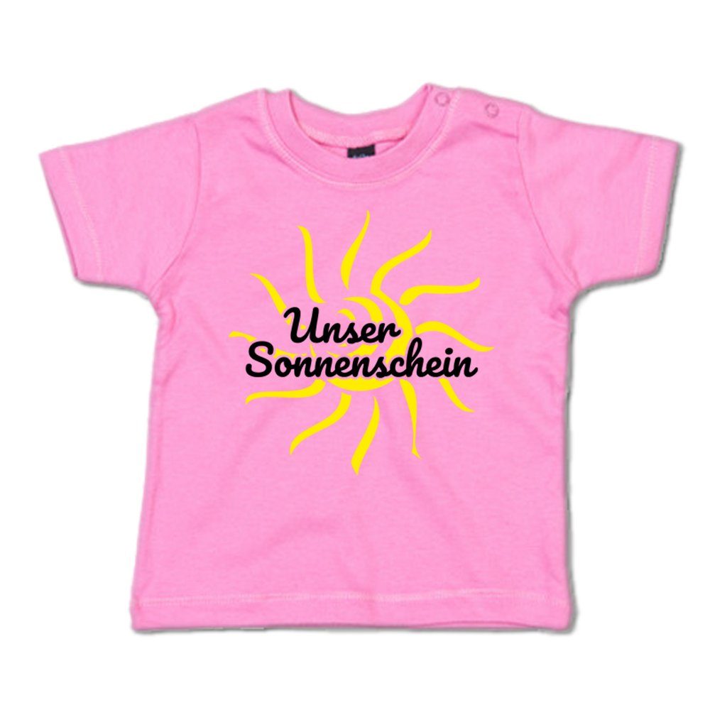 Ggraphics TShirt Unser Sonnenschein Baby TShirt mit Spruch für coole