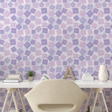 Abakuhaus Vinyltapete selbstklebendes Wohnzimmer Küchenakzent, Geometrisch Aufwändige Spirale-Muster