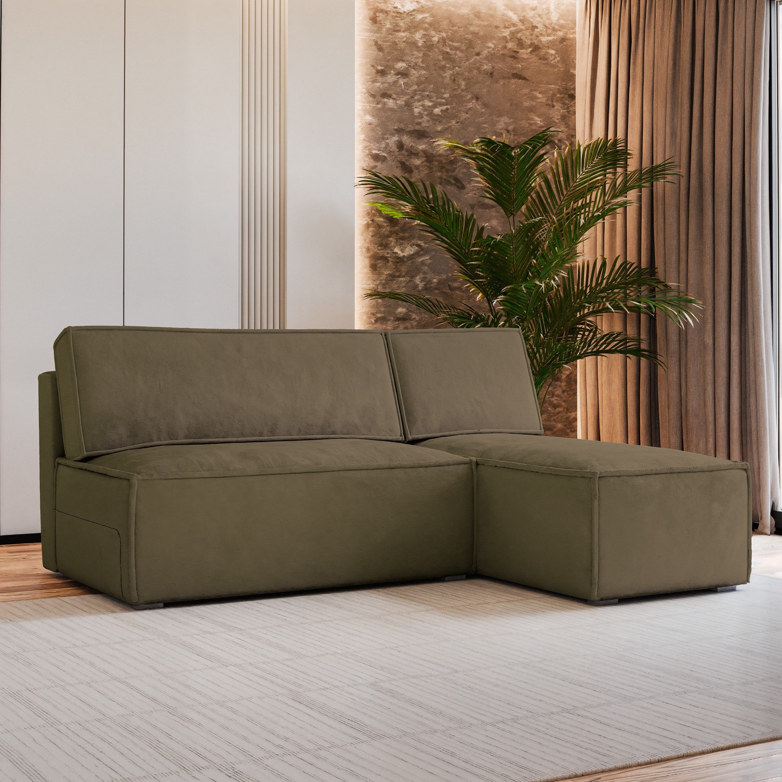Masseno Ecksofa BRISO mit Schlaffunktion L-Form, günstig online kaufen