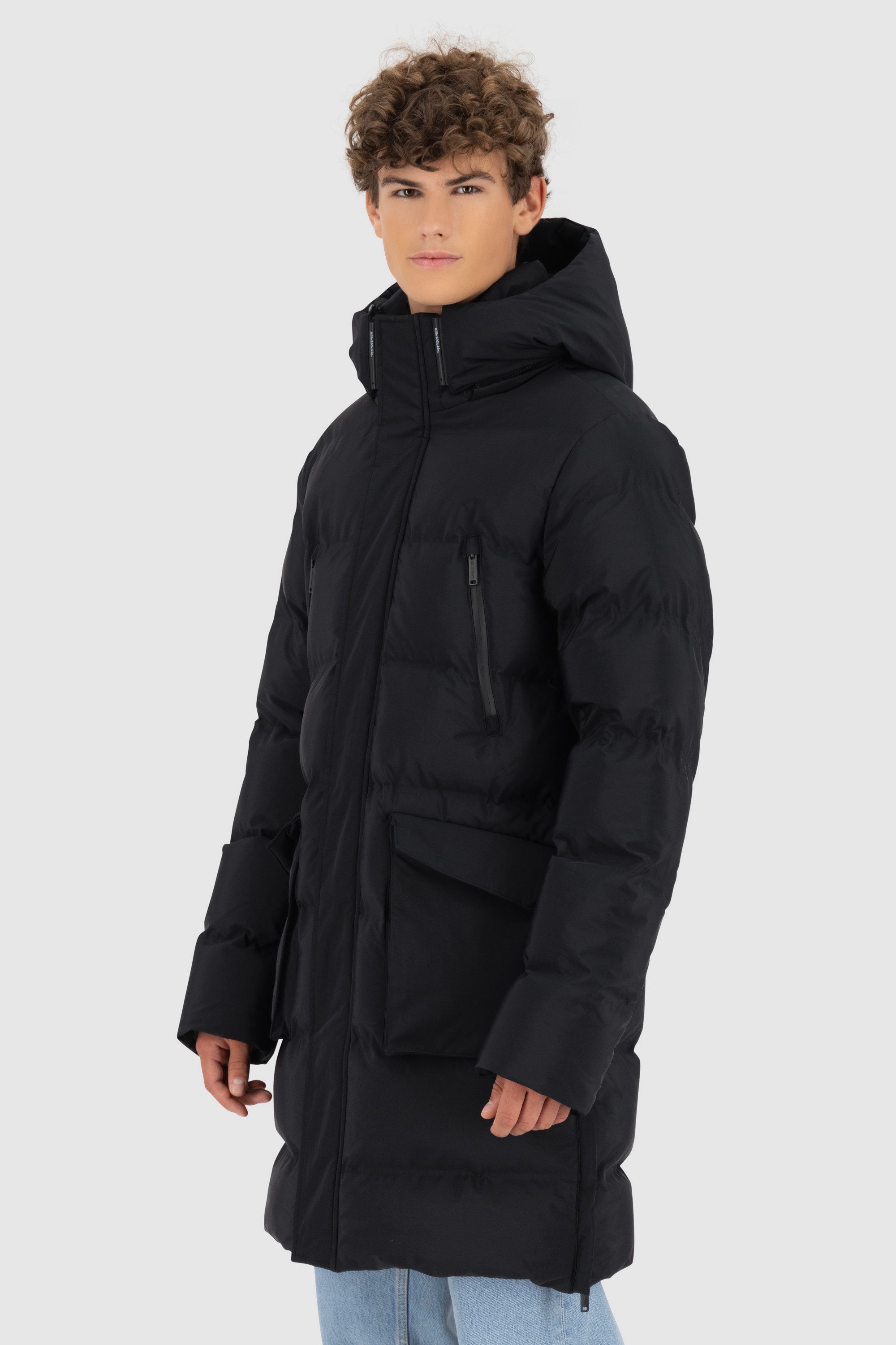 Alife & Kickin Winterjacke Herren SaulAK A Winterjacke, Steppjacke, gefütterte Jacke gefütterte Jacke mit abnehmbarer Kapuze und 6 Fronttaschen