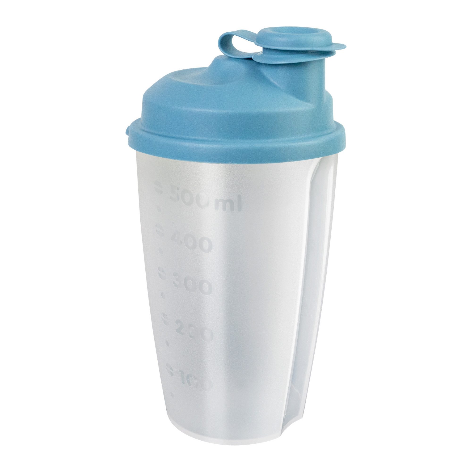 WESTMARK Dressing Shaker mit Mess-Skala, Mix- und Schüttelbecher, herausnehmbarer Mixscheibe, PP, PE