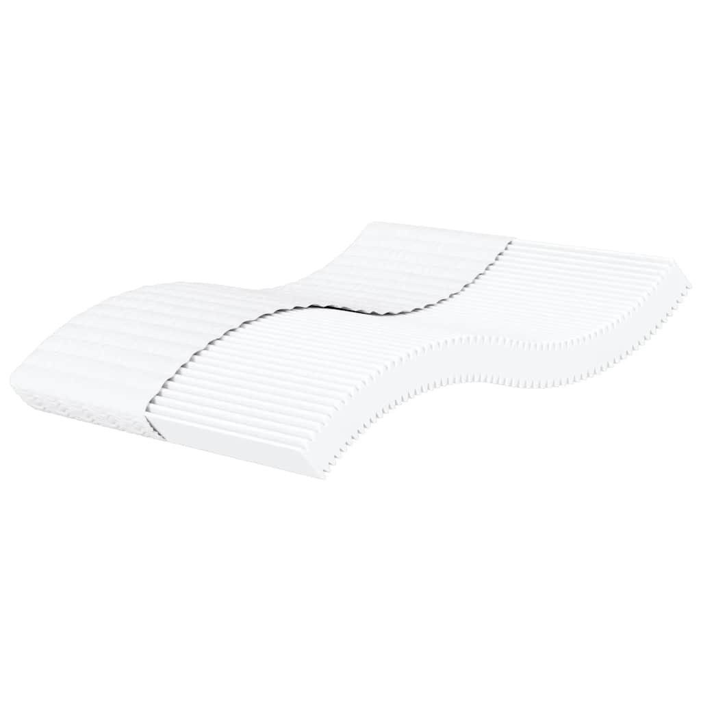 Boxspringmatratze Schaumstoffmatratze Weiß 200x220 cm Härtegrad H2 H3, vidaXL, 17 cm hoch
