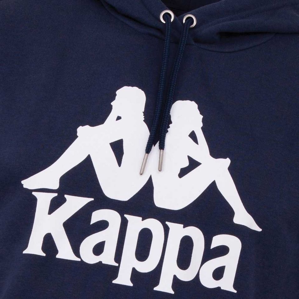 Kappa Kapuzensweatshirt - in kuscheliger Sweat-Qualität, Formstabile  Bündchen an Ärmeln und Rumpf