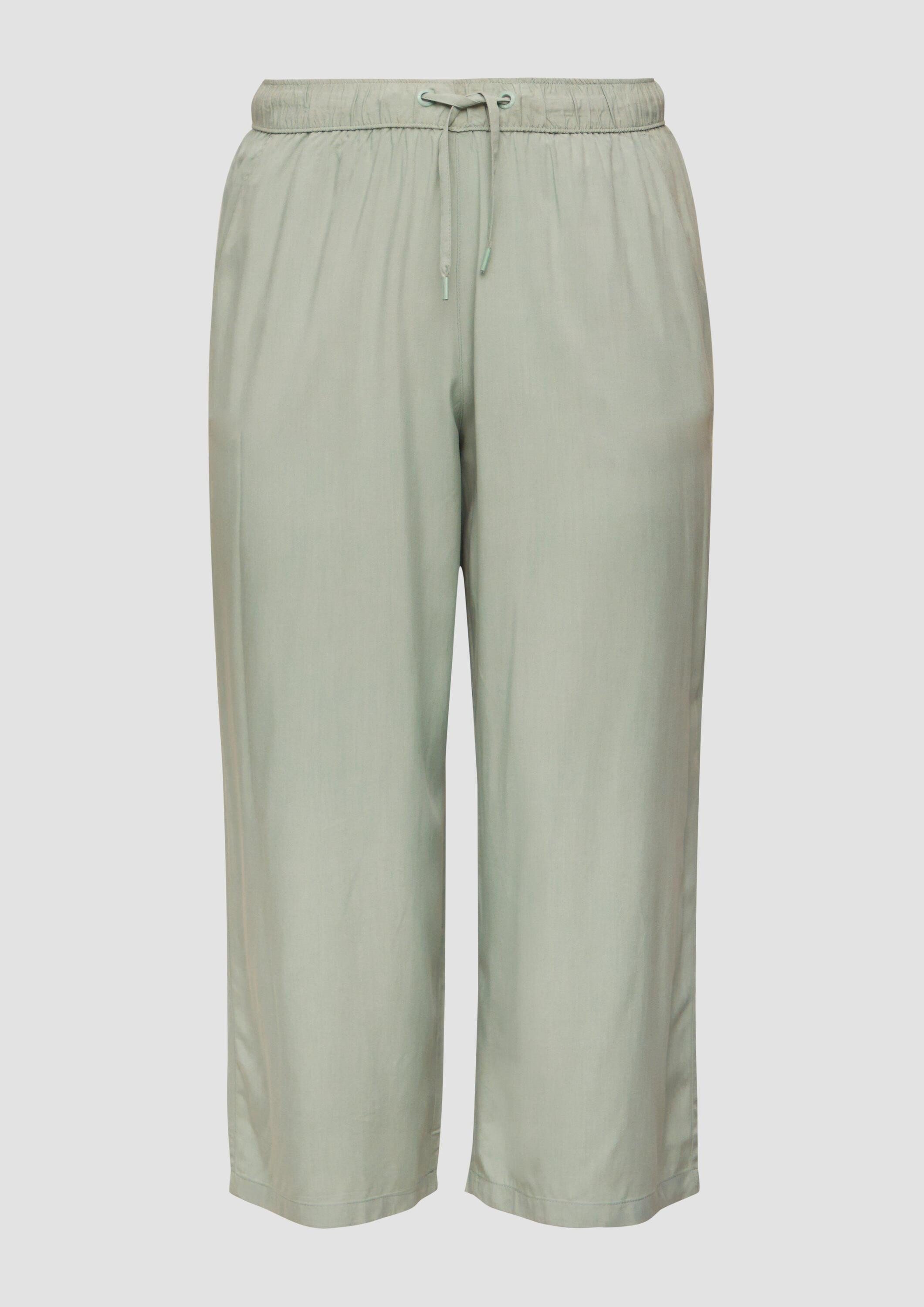 QS Culotte Hose Culotte aus Viskose