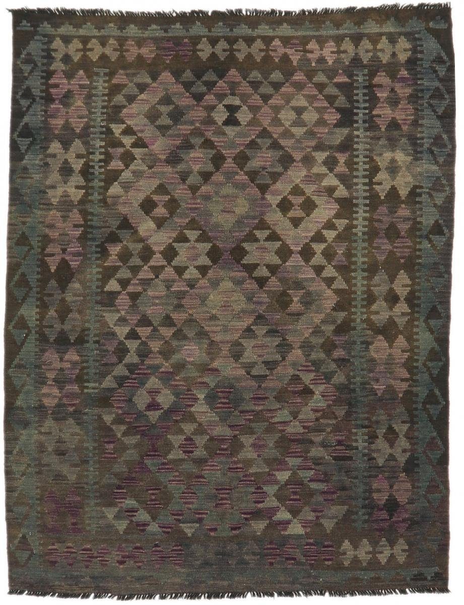 Orientteppich 150x192 Afghan Höhe: Nain Orientteppich, mm rechteckig, Trading, Kelim 3 Handgewebter Heritage Moderner