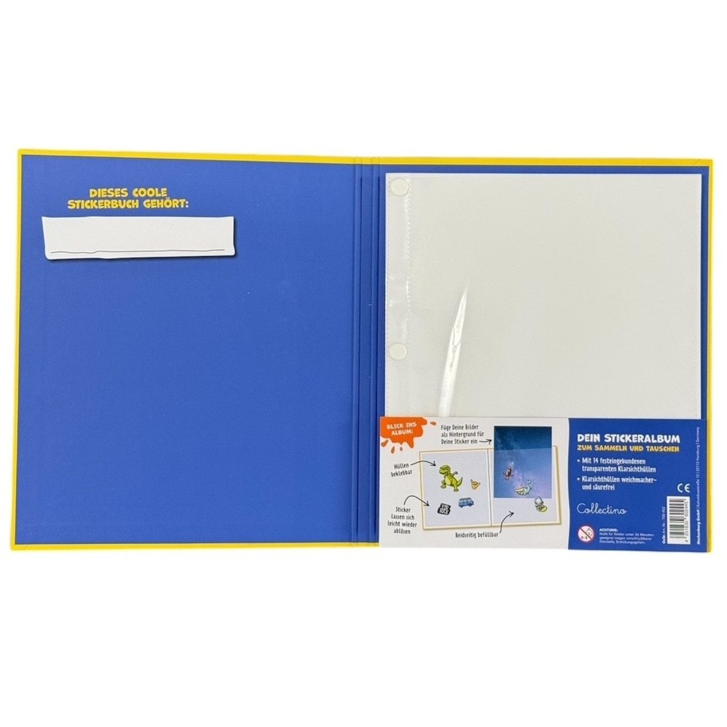 Ravensburger Stickerbuch Collectino Sammelalbum Stickeralbum inkl. 120 Sticker - Meine Coolsten