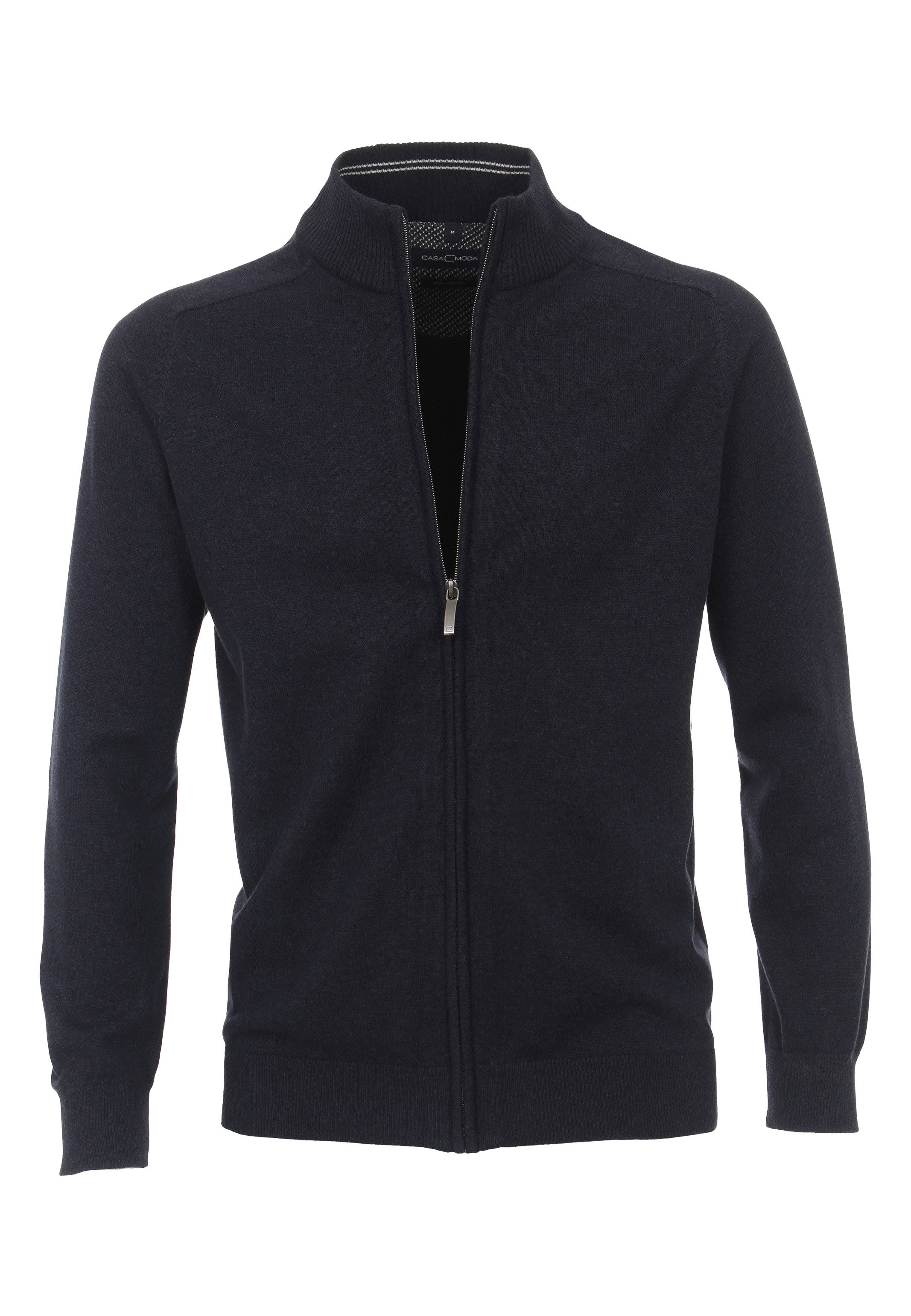 CASAMODA Strickjacke Basic (1-tlg) Strickjacke - Baumwolle - Atmungsaktiv - Reine Pima-Baumwolle