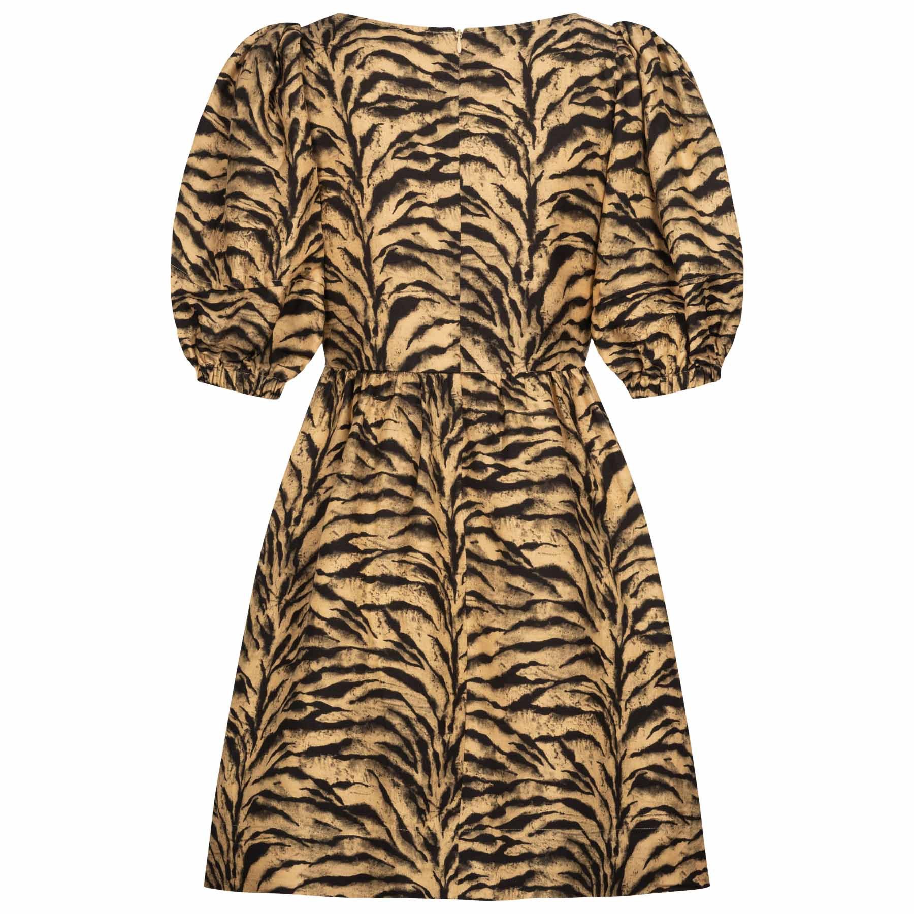BA&SH Jerseykleid BA&SH Kleid ZOLA mit Leinen - Zebra