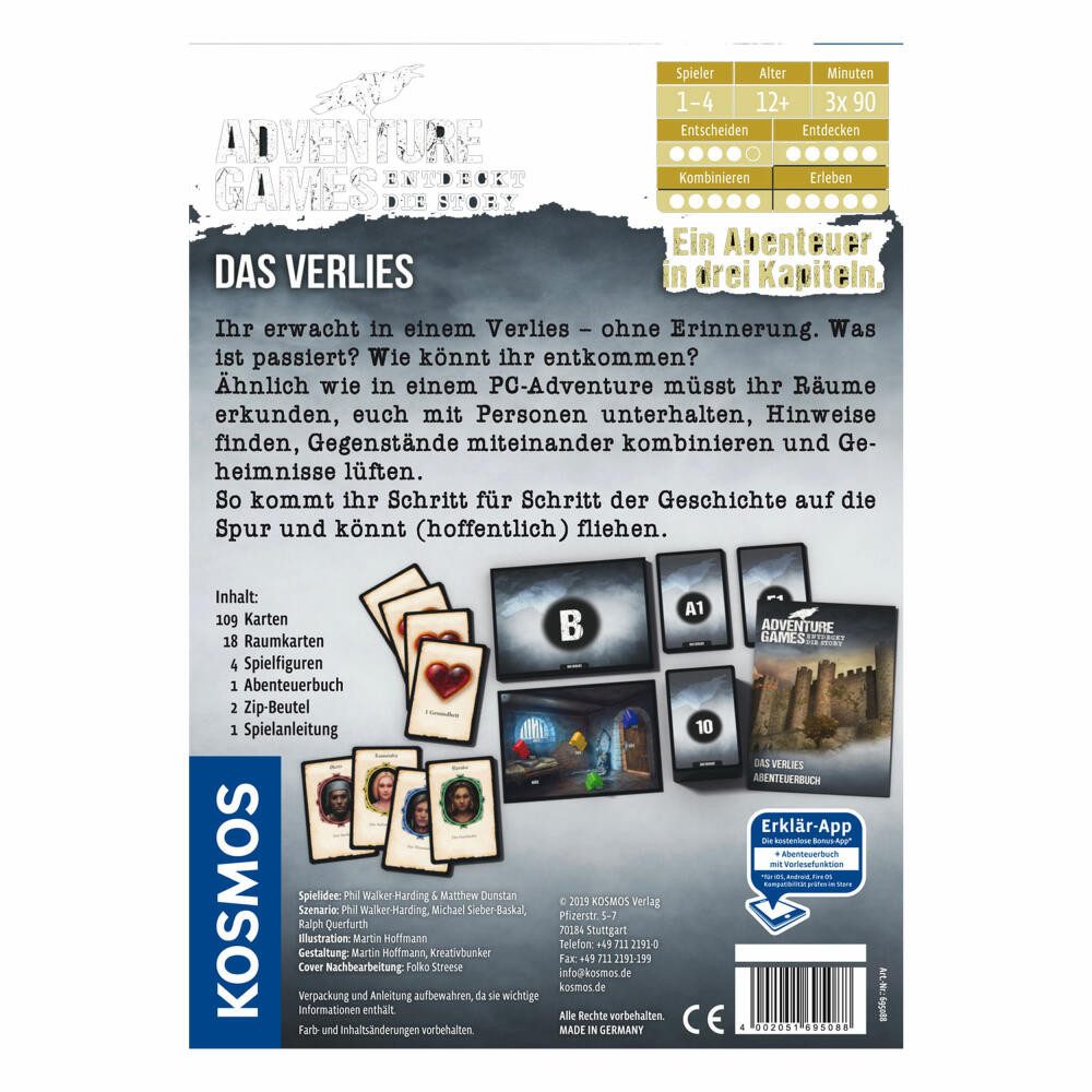 Kosmos Spiel Adventure Games - Das Verlies