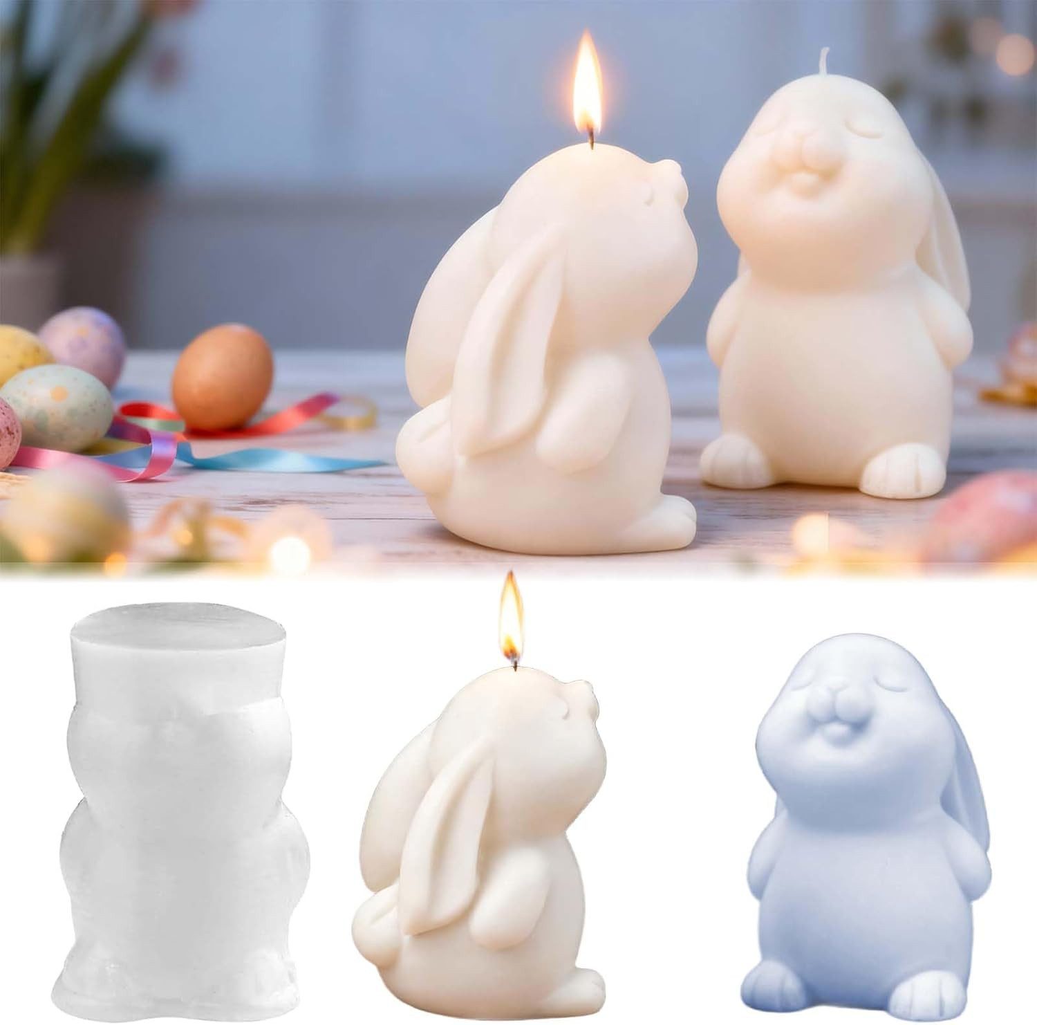 Minicloss Modellierwerkzeug Silikonformen Gießformen Ostern 3D Kerzenformen Silikon