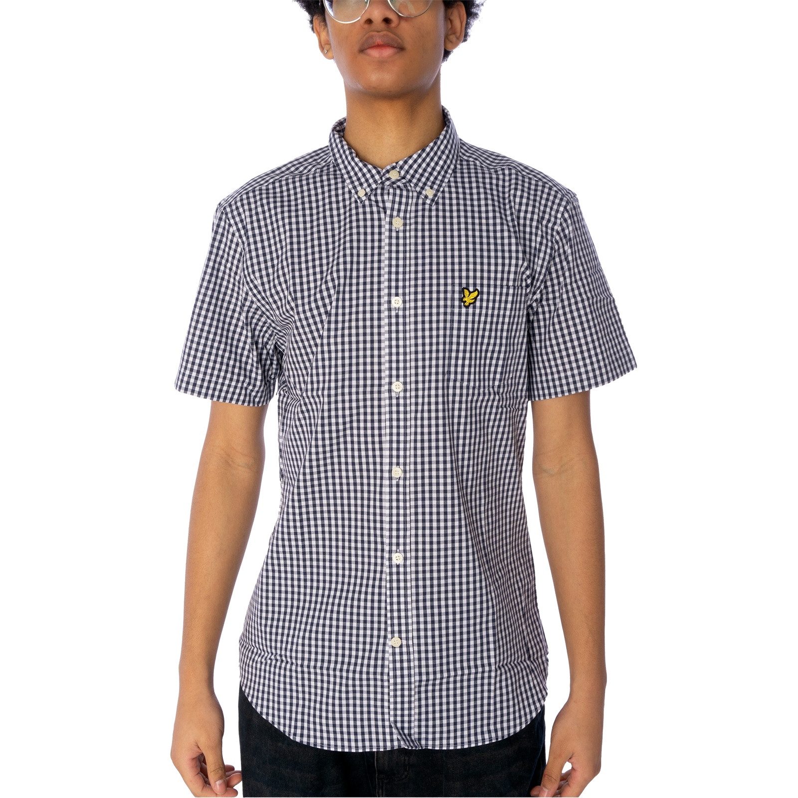 Lyle & Scott Kurzarmhemd Hemd Lyle & Scott Short Sleeve Slime Fi