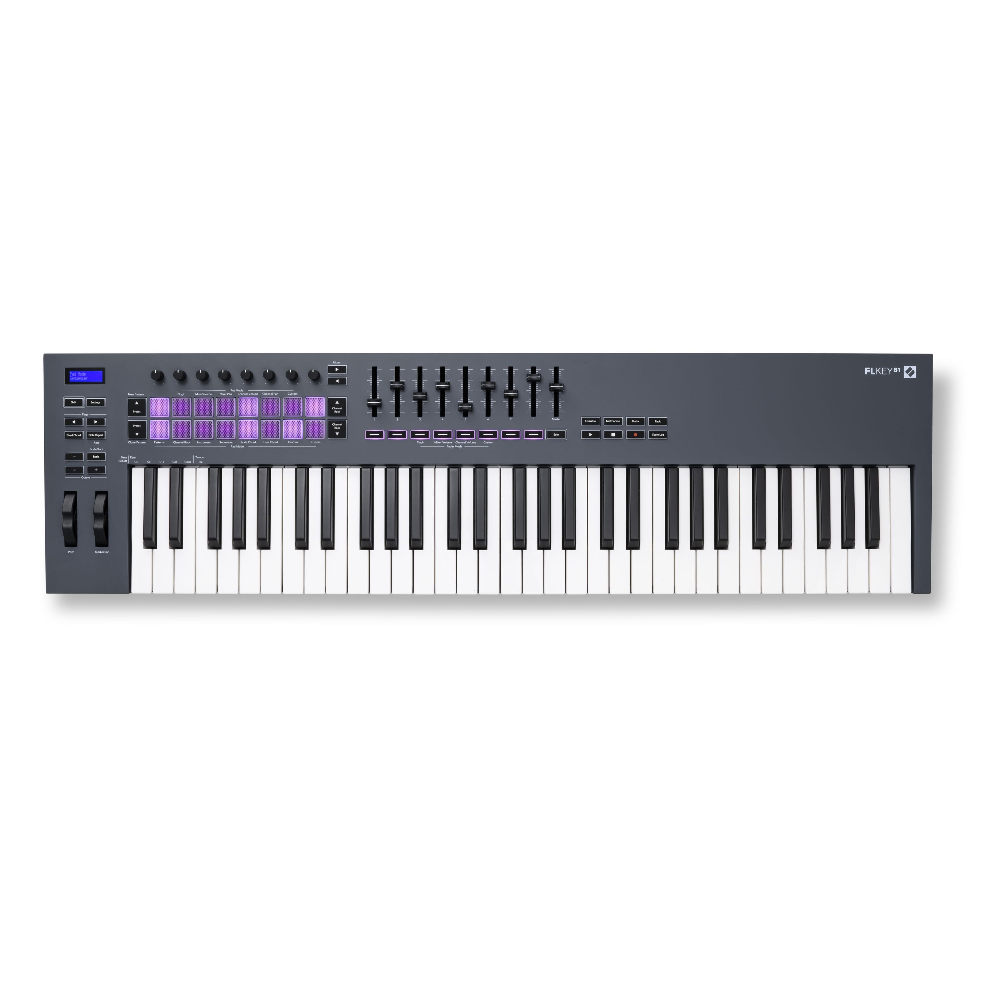Novation Masterkeyboard (Masterkeyboards, MIDI-Keyboard 61), FLkey 61 - Midi Keyboard