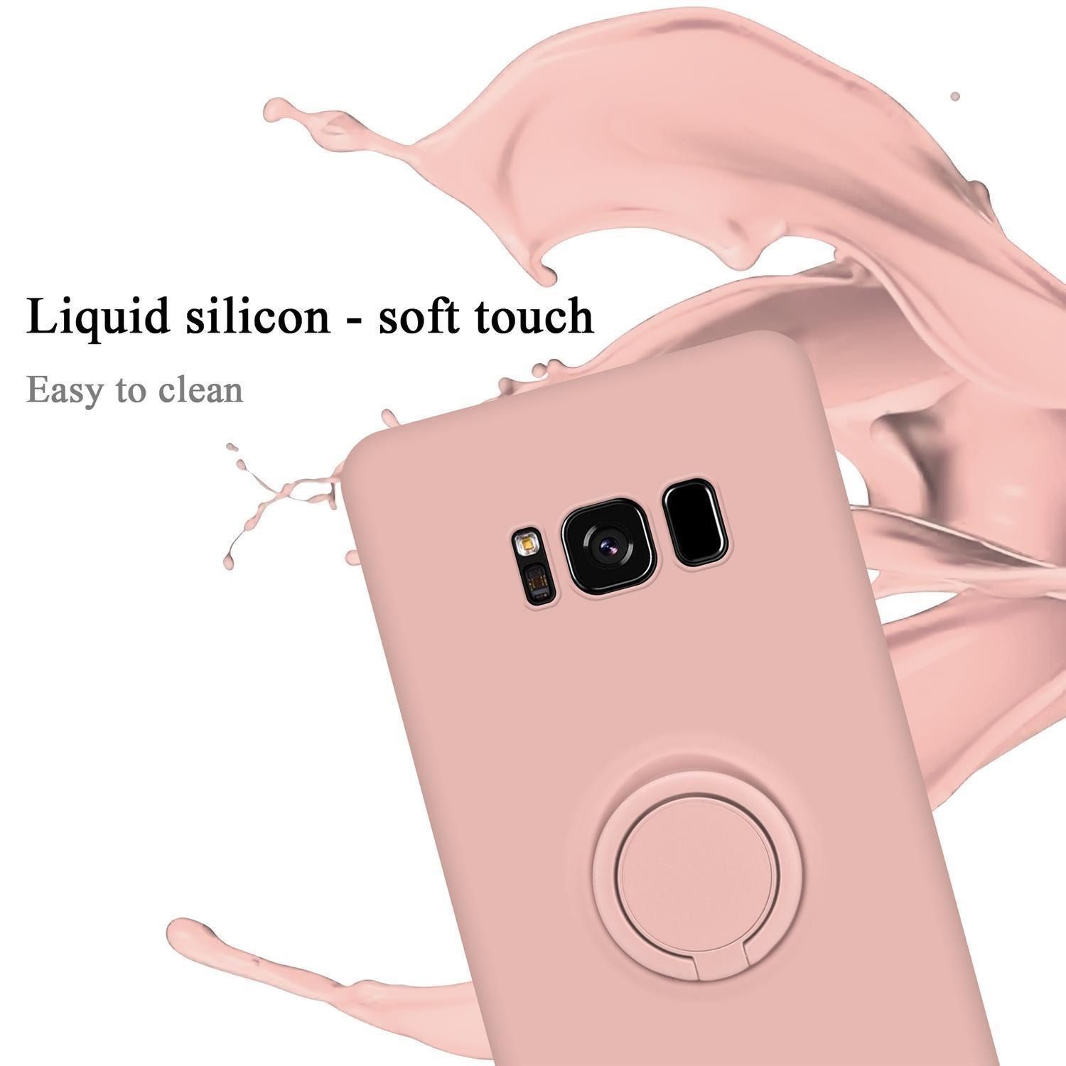 Cadorabo Handyhülle für Samsung Galaxy S8 Hülle Samsung Galaxy S8, Robustes Hard Case - Handy Schutzhülle - Hülle - Back Cover Bumper
