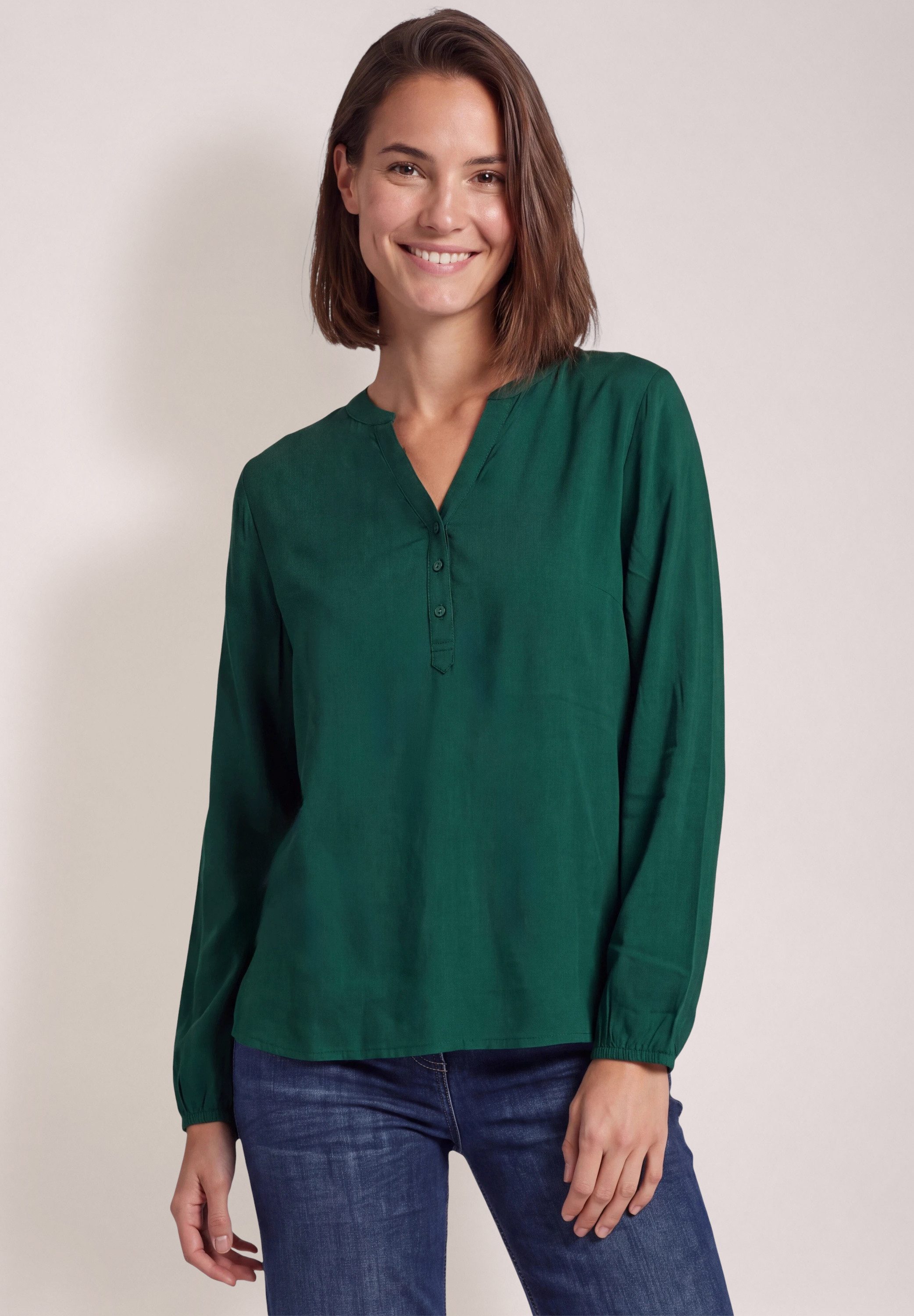 CECIL Shirtbluse aus softer Viskose