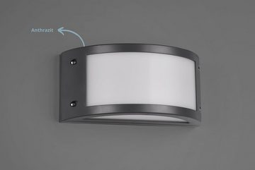lightling LED Außen-Wandleuchte Skender, LED fest integriert, warmweiß, moderne Außenlampe mit Spritzwasserschutz