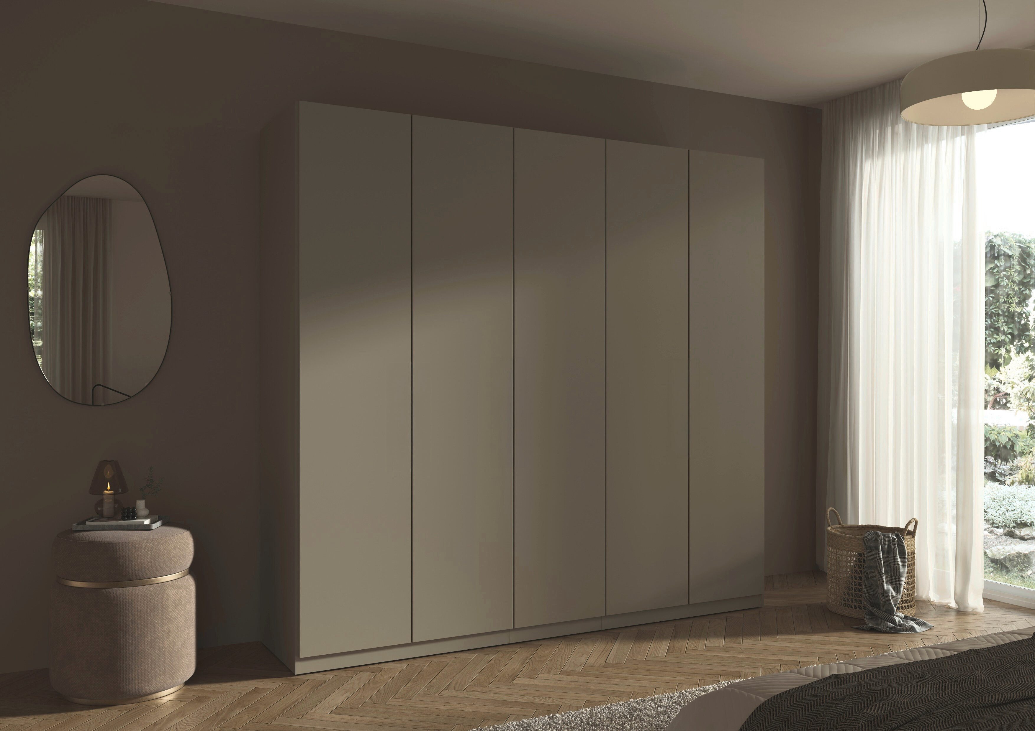 rauch Kleiderschrank Schrank Möbel Schlafzimmer Garderobe Kinderzimmer WELTNEUHEIT ELVIK (3 Ausstattungsvarianten - Breiten 47-405 cm, Höhen 187/212/231 cm) PATENTIERTES SCHNELLMONTAGESYSTEM mit Push-to-open MADE IN GERMANY