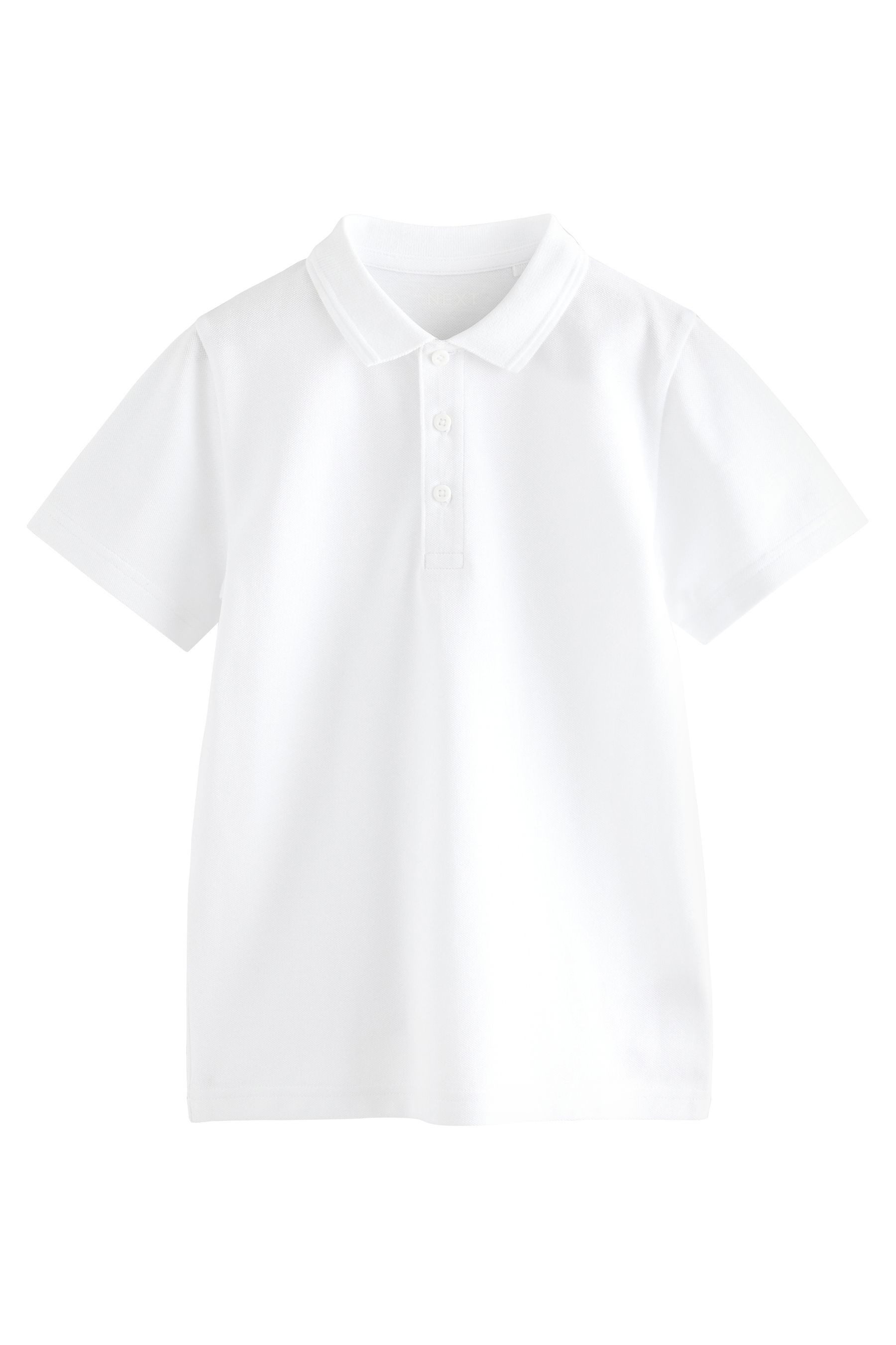 Next Poloshirt Kurzärmelige Slim Fit Poloshirts im 2er-Pack (2-tlg)