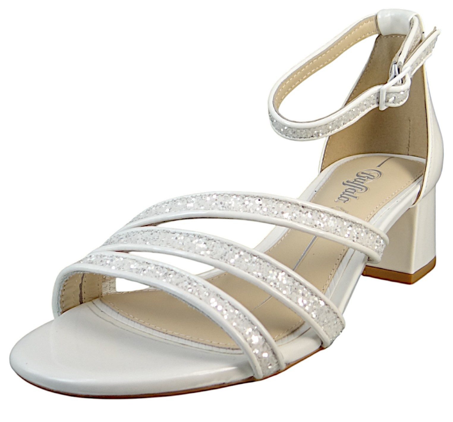 Buffalo 1291638 Lucy Glam Hochzeit White Sandale günstig online kaufen