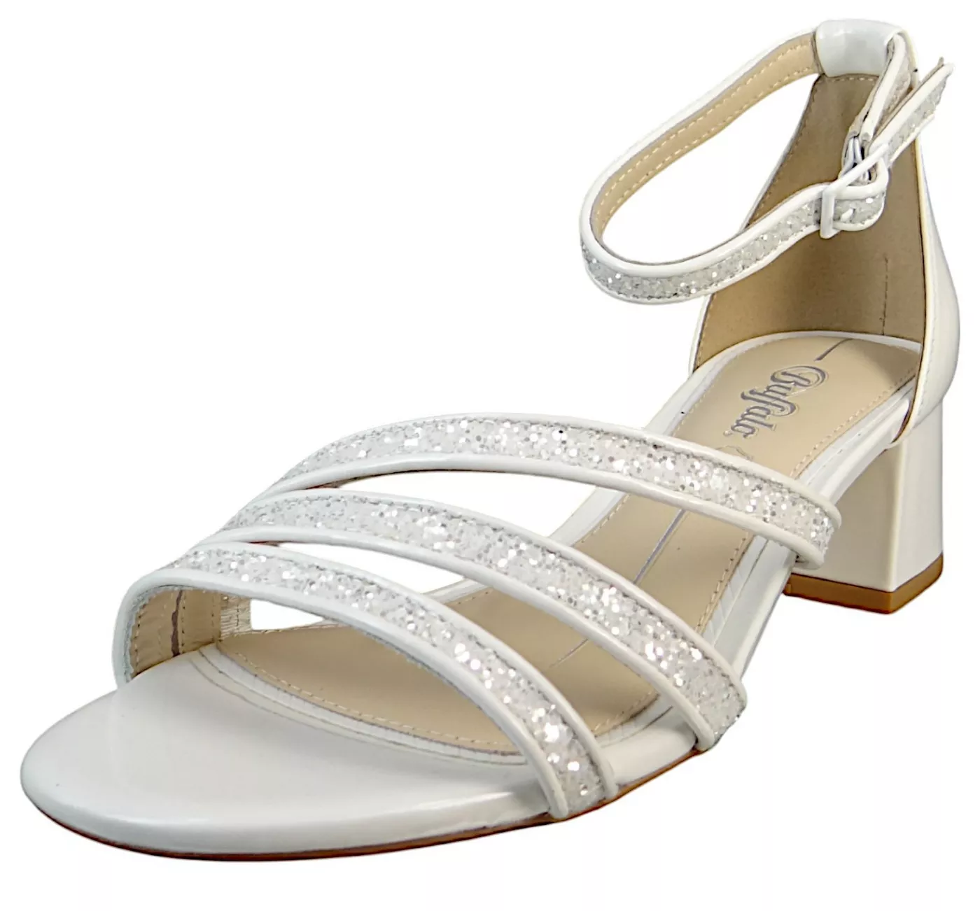 Buffalo 1291638 Lucy Glam Hochzeit White Sandale