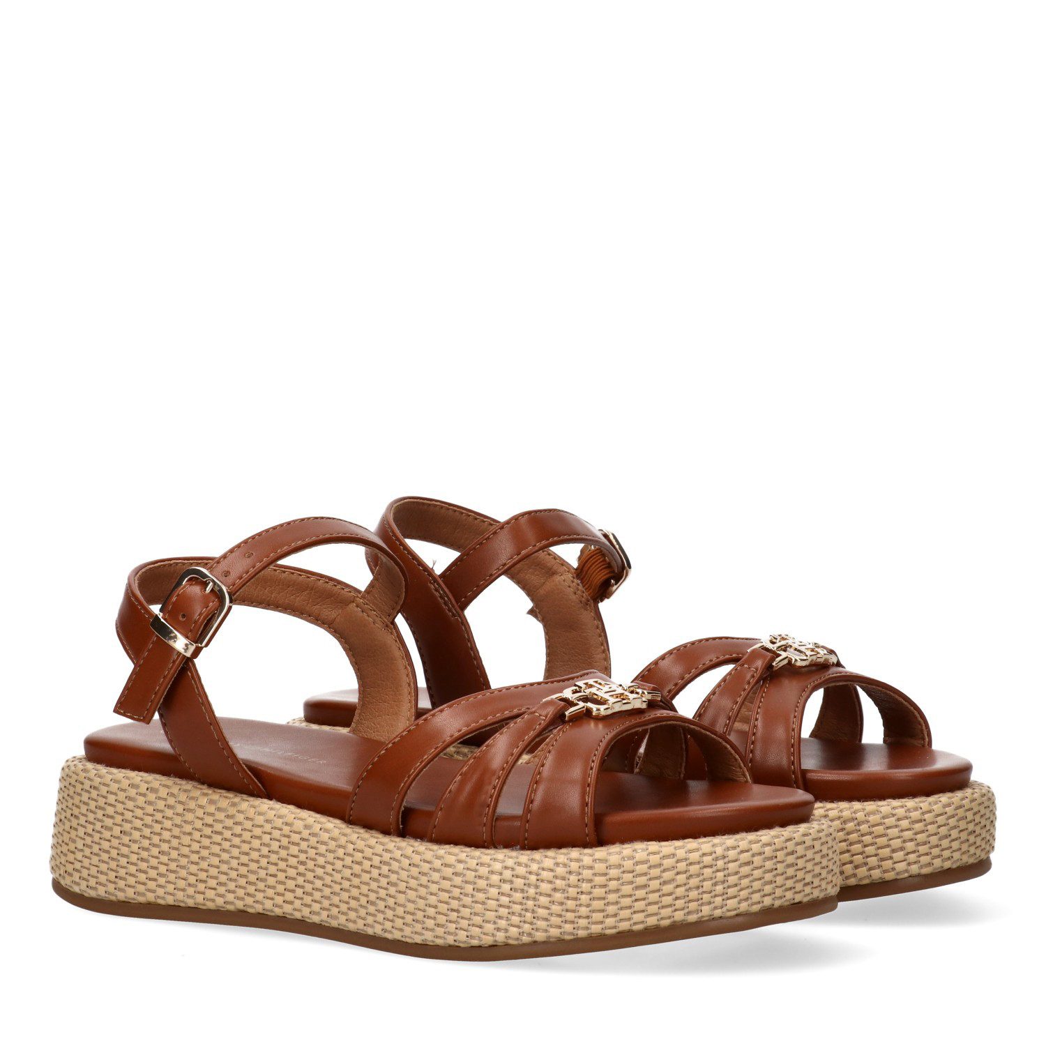 Tommy Hilfiger Sandale, Plateau, Sommerschuh, Wedge Sandale mit Schnallenverschluss