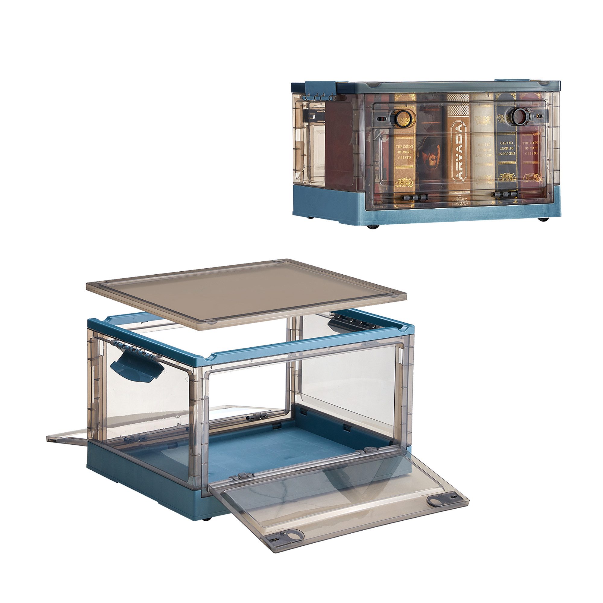 Zedelmaier Aufbewahrungsbox faltbare und stapelbare Aufbewahrungsbox günstig online kaufen